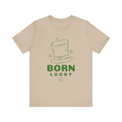 Born Lucky Tee - Perfect for St. Patrick's Day Celebrations