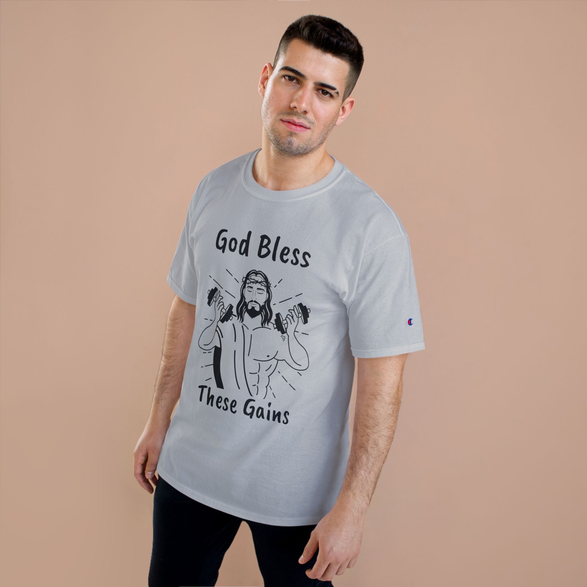God Bless These Gains Champion T-Shirt