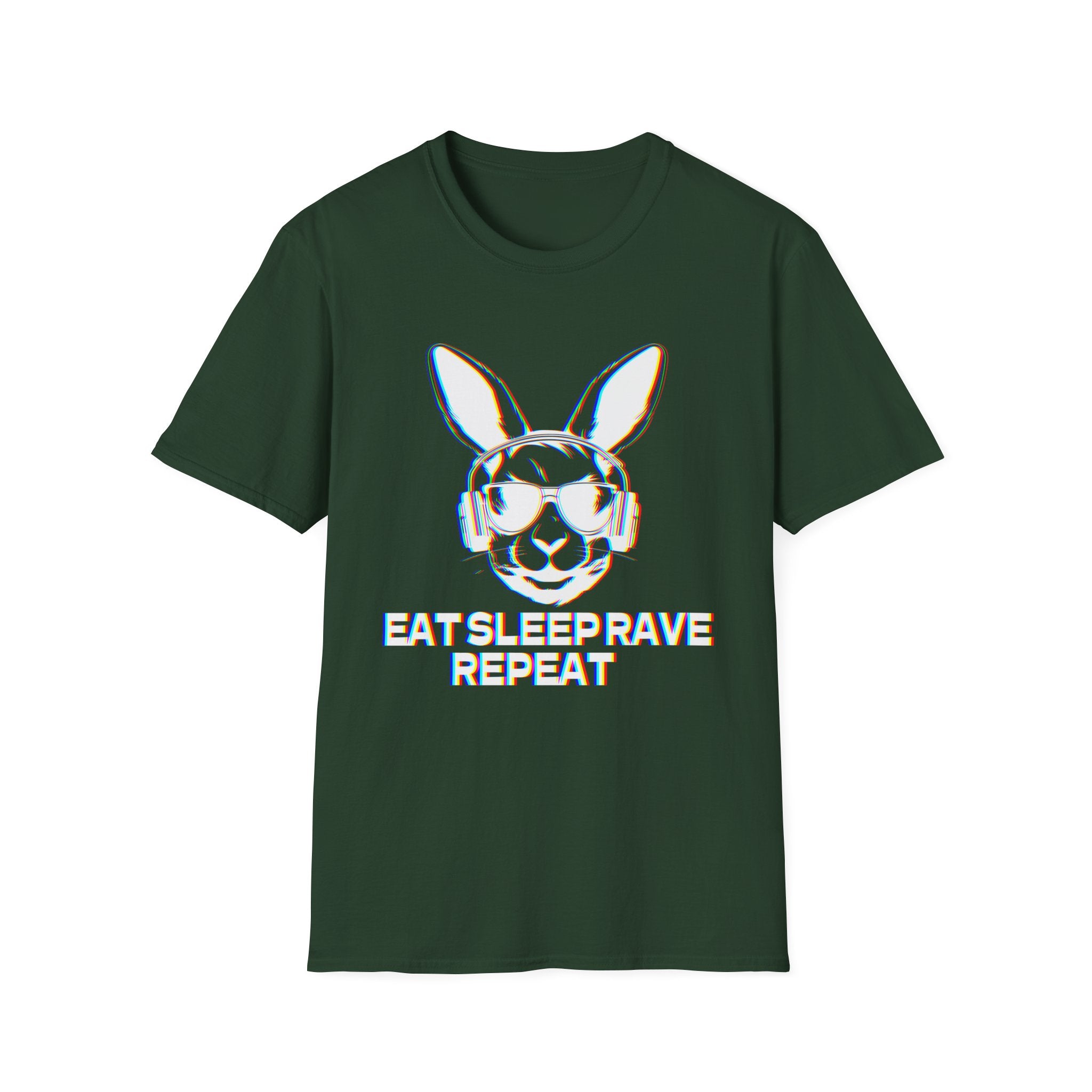Eat Sleep Rave Repeat Rave EDM Tshirt