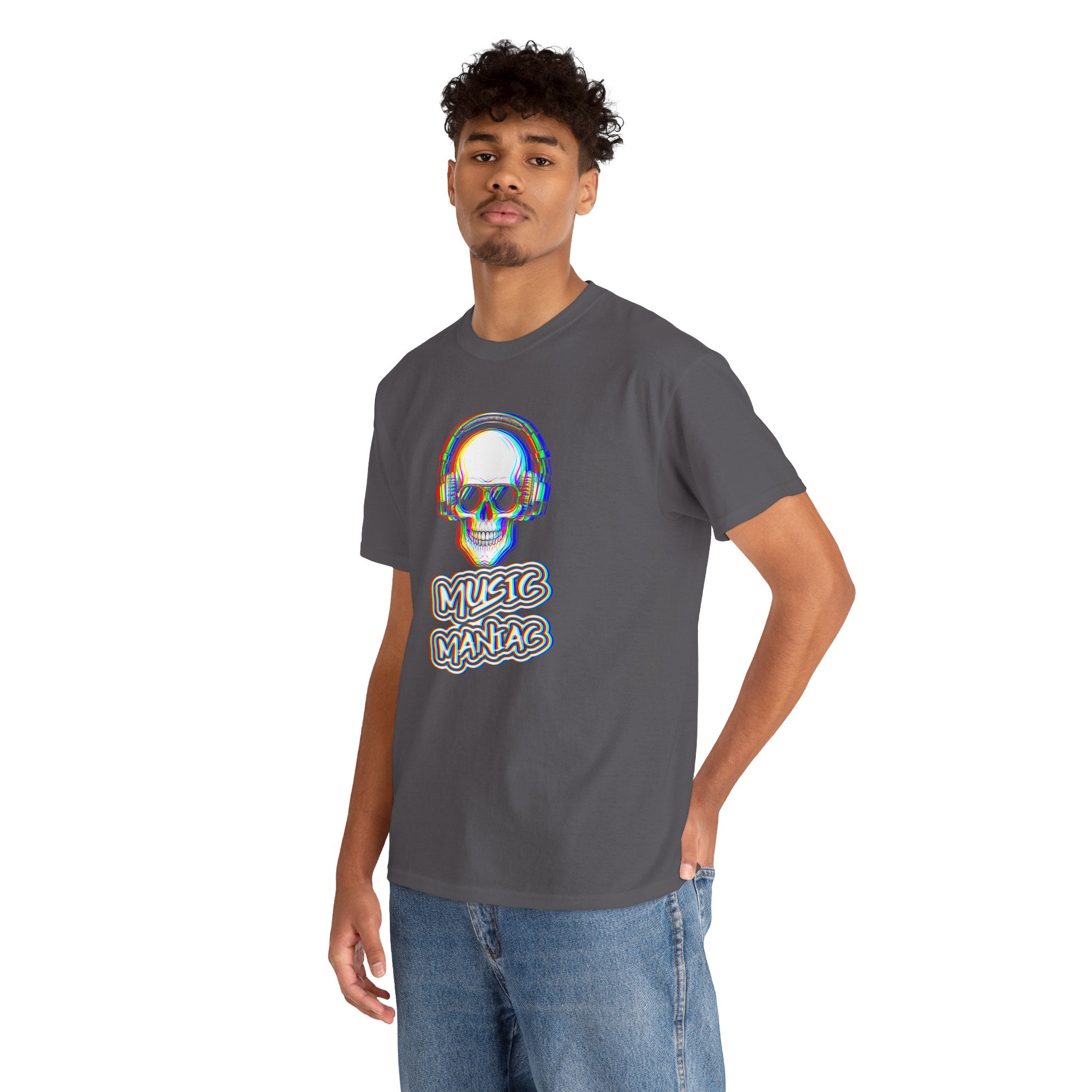 Music Maniac Skull Tee