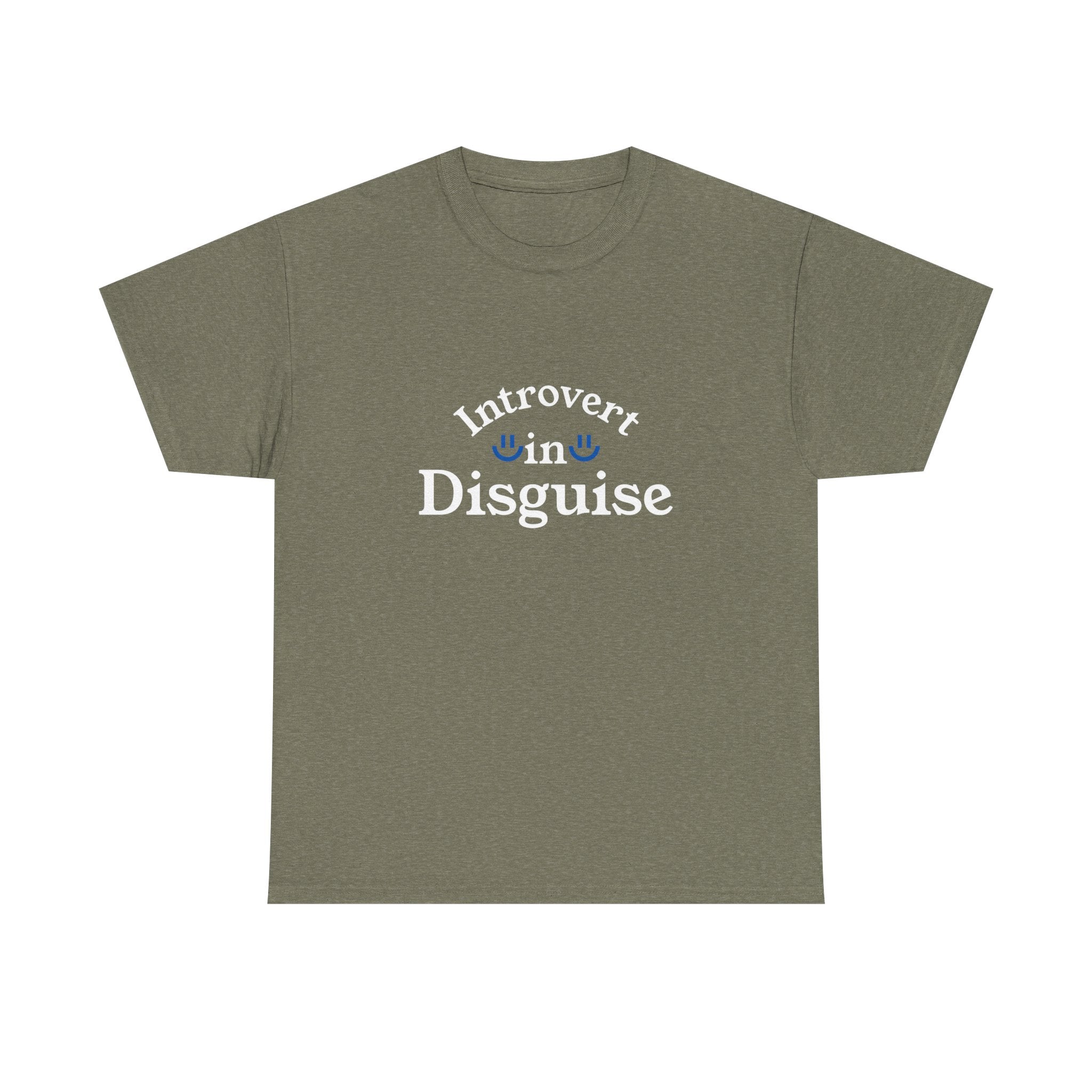 Introvert in Disguise Unisex Tee, Funny  Introverts T-Shirt