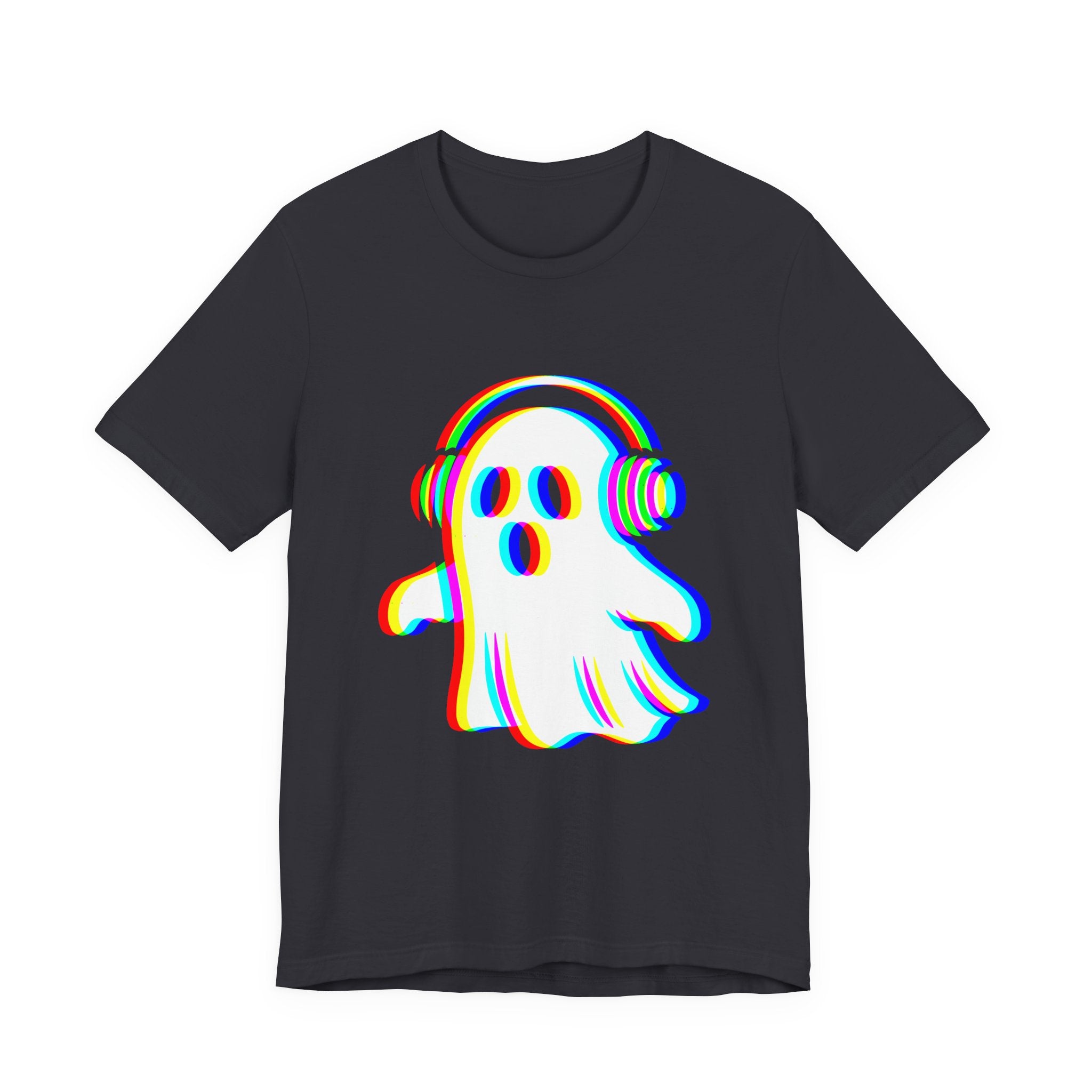 Ghostly Beats Unisex Tee, Fun Graphic T-Shirt