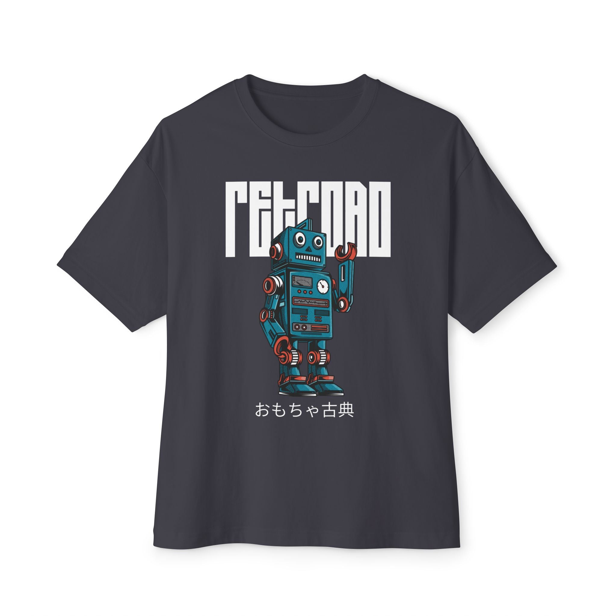 Retro ROBO Graphic Oversized Tee