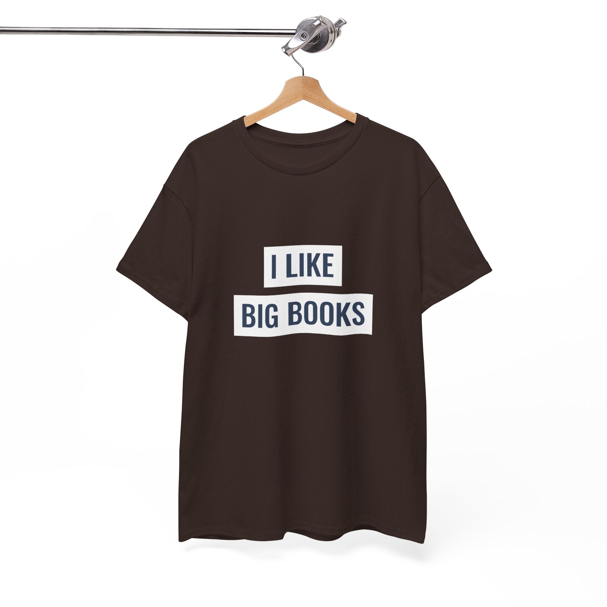 I Like Big Books T-shirt, Casual Graphic Tee