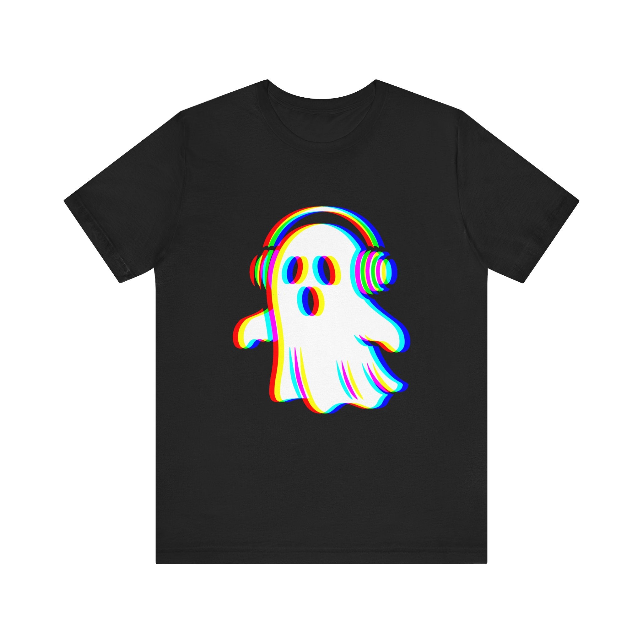Ghostly Beats Unisex Tee, Fun Graphic T-Shirt