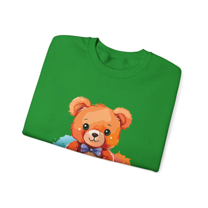 Cute bear printed Unisex Heavy Blend™ Crewneck Sweatshirt