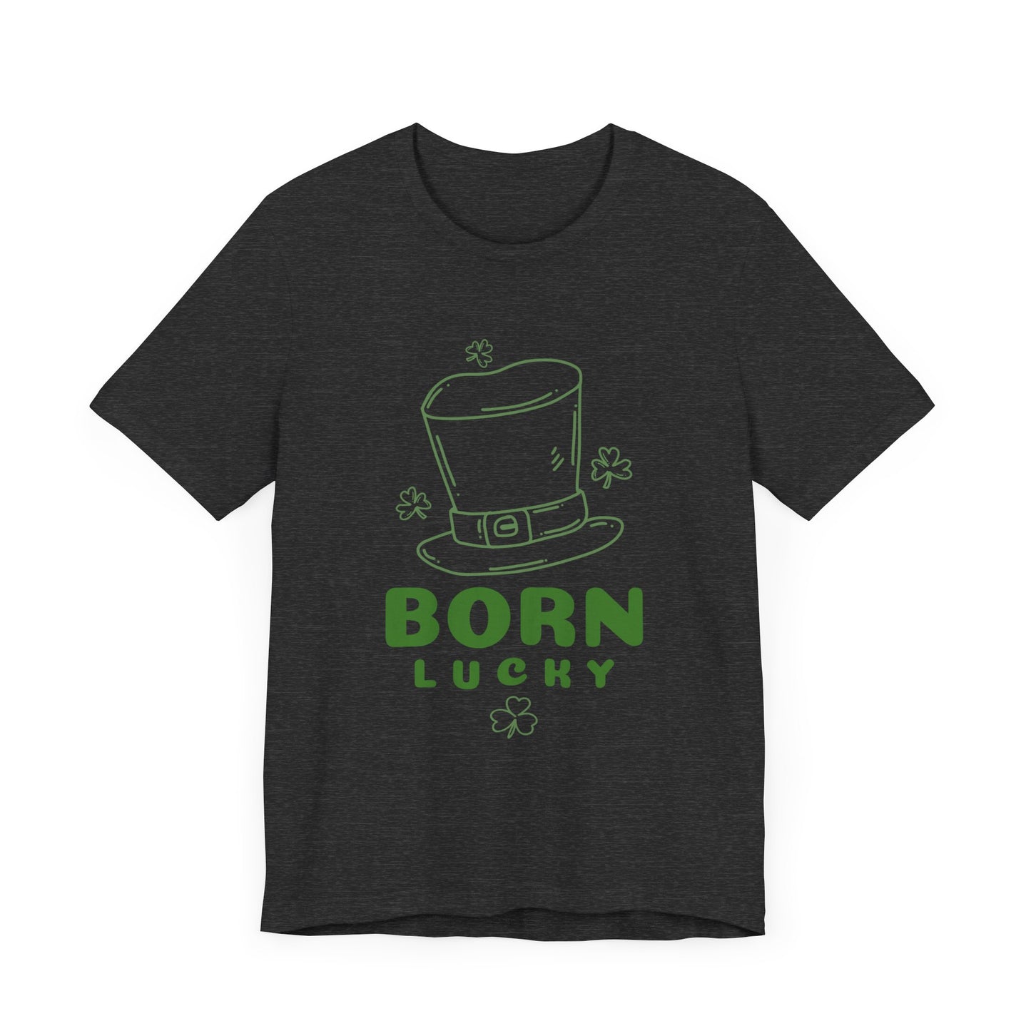 Born Lucky Tee - Perfect for St. Patrick's Day Celebrations
