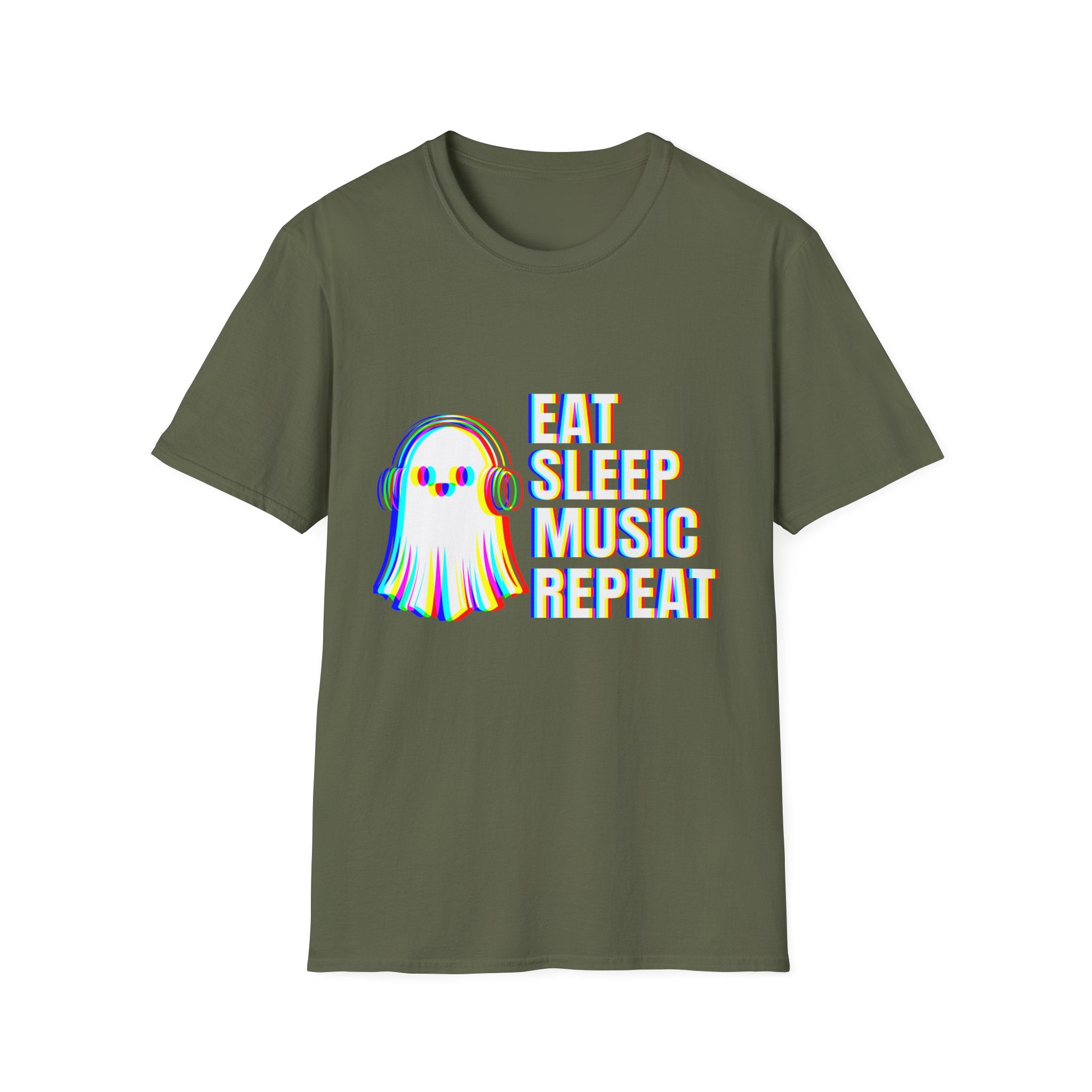 Eat Sleep Music Repeat EDM Unisex T-shirt