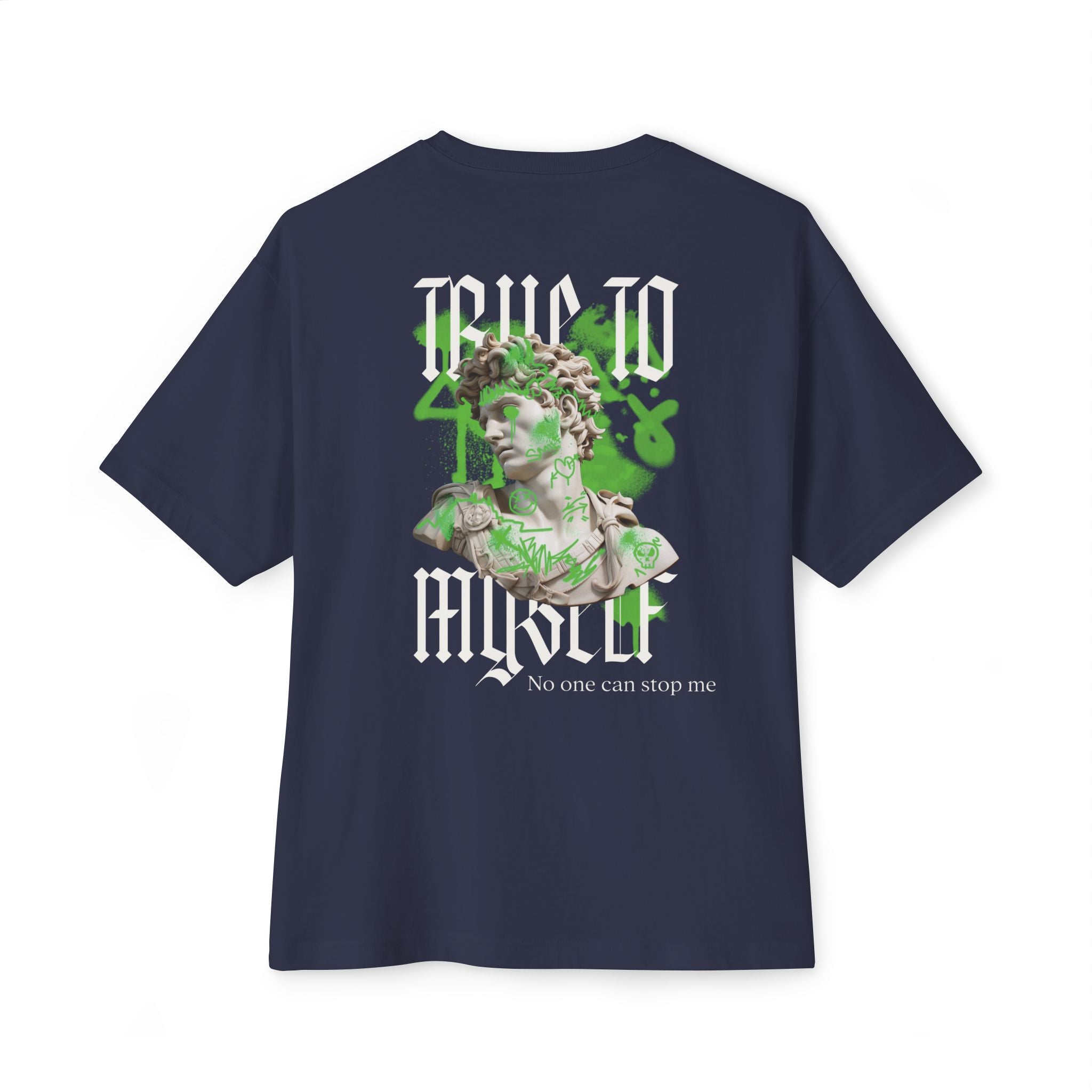Graffiti Oversized Tee - True to Myself Unisex T-Shirt