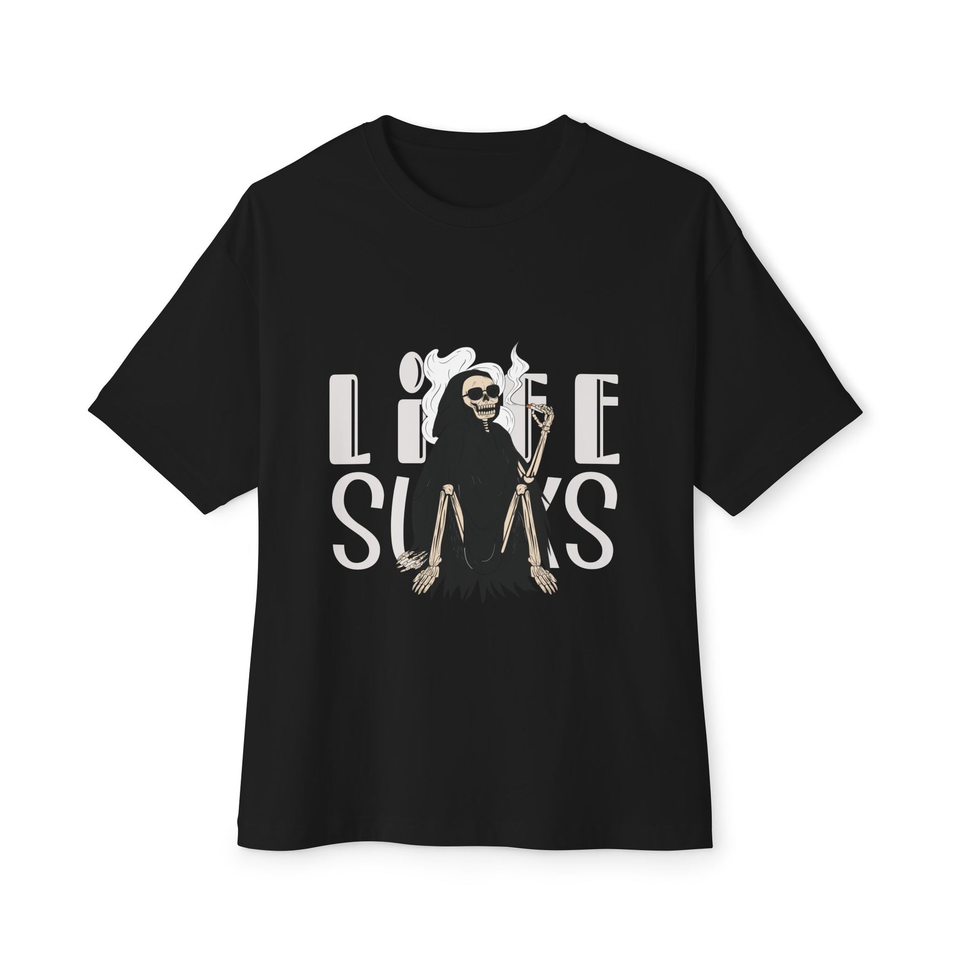 Life Sucks, Grim reaper Graphic Oversized Tee