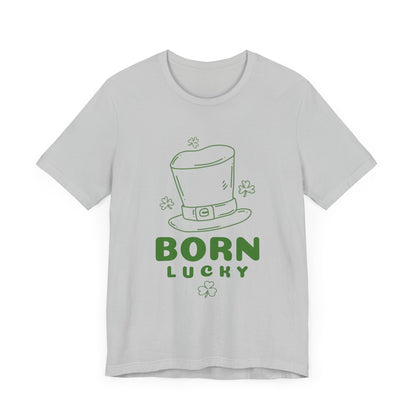 Born Lucky Tee - Perfect for St. Patrick's Day Celebrations