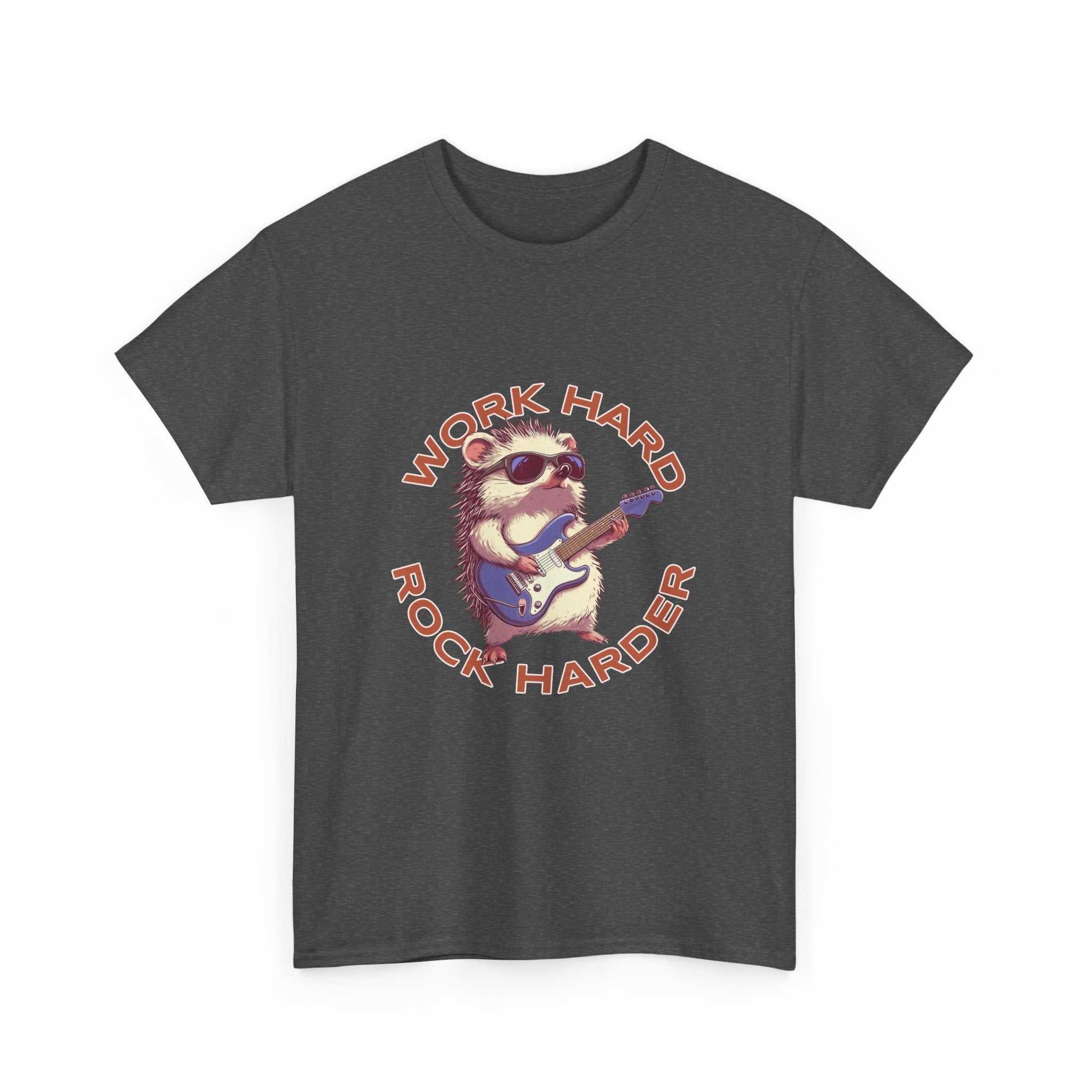 Work Hard Rock Harder Unisex Tee,  Casual Wear T-Shirt