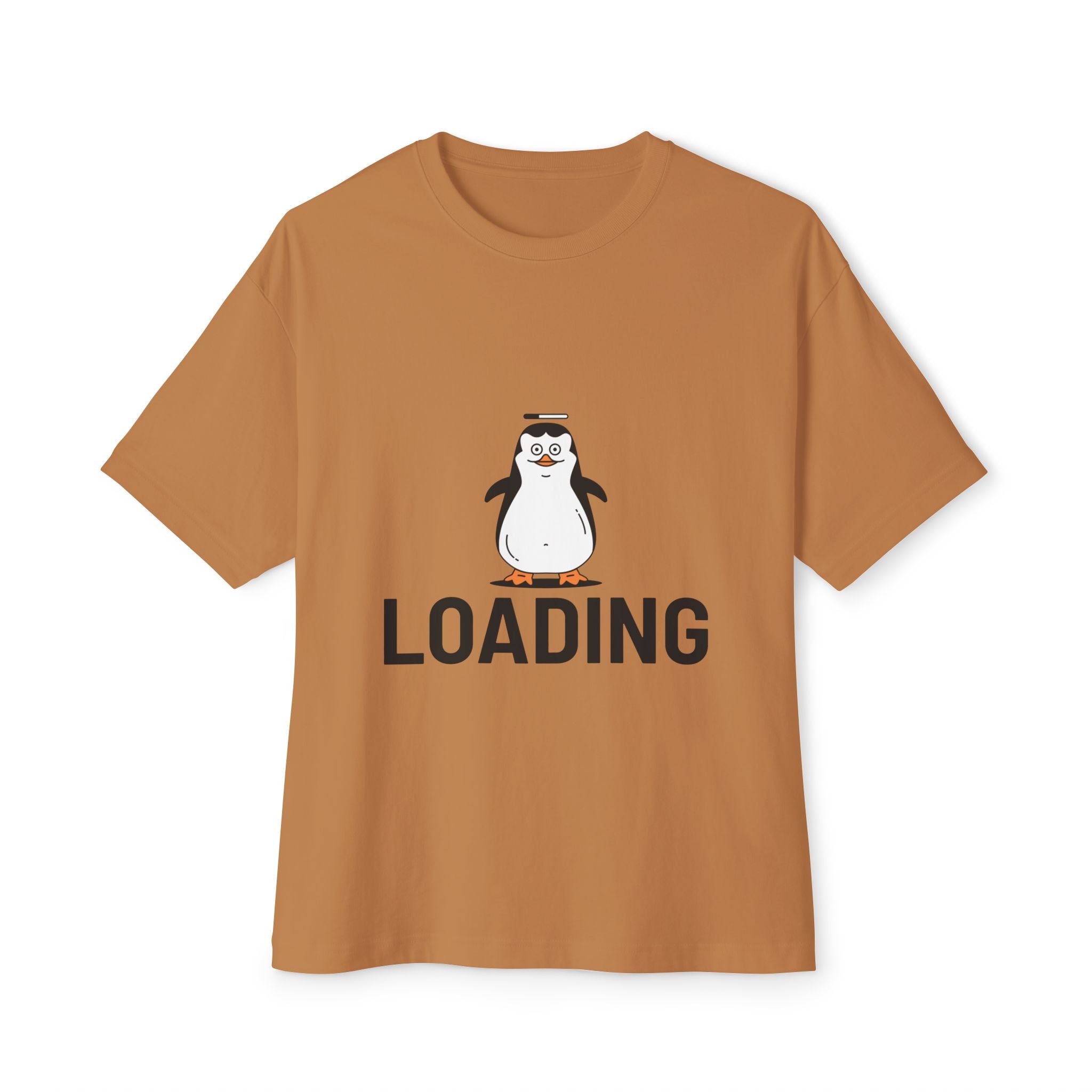 Loading  cute Penguin graphic, Unisex  Oversized Tee