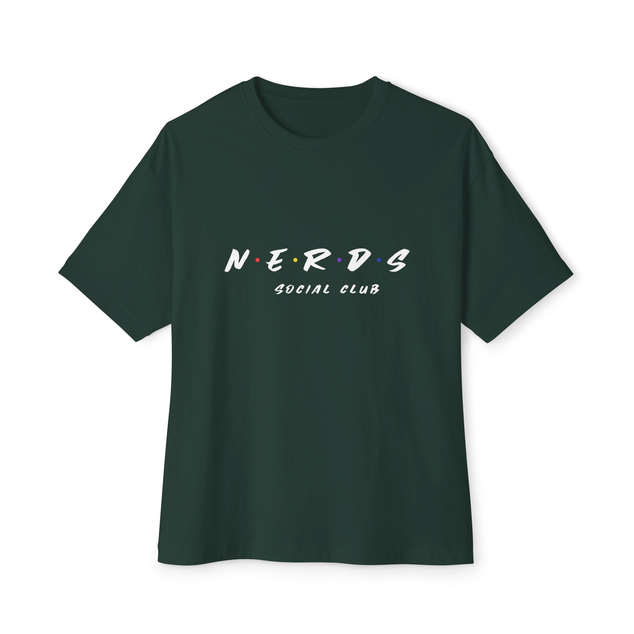 Nerds Social Club Unisex Oversized Tee - Casual Wear