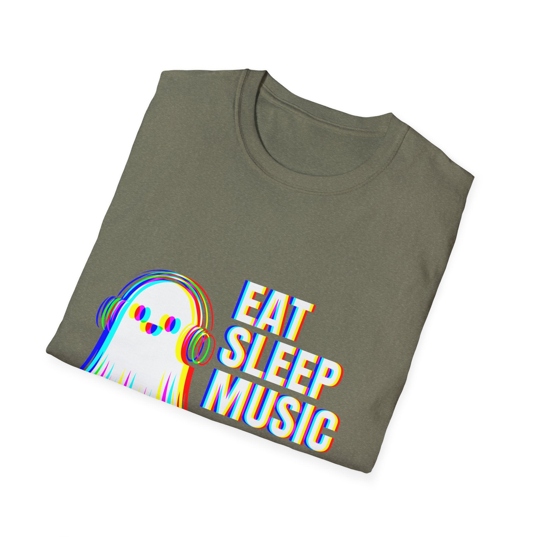Eat Sleep Music Repeat EDM Unisex T-shirt