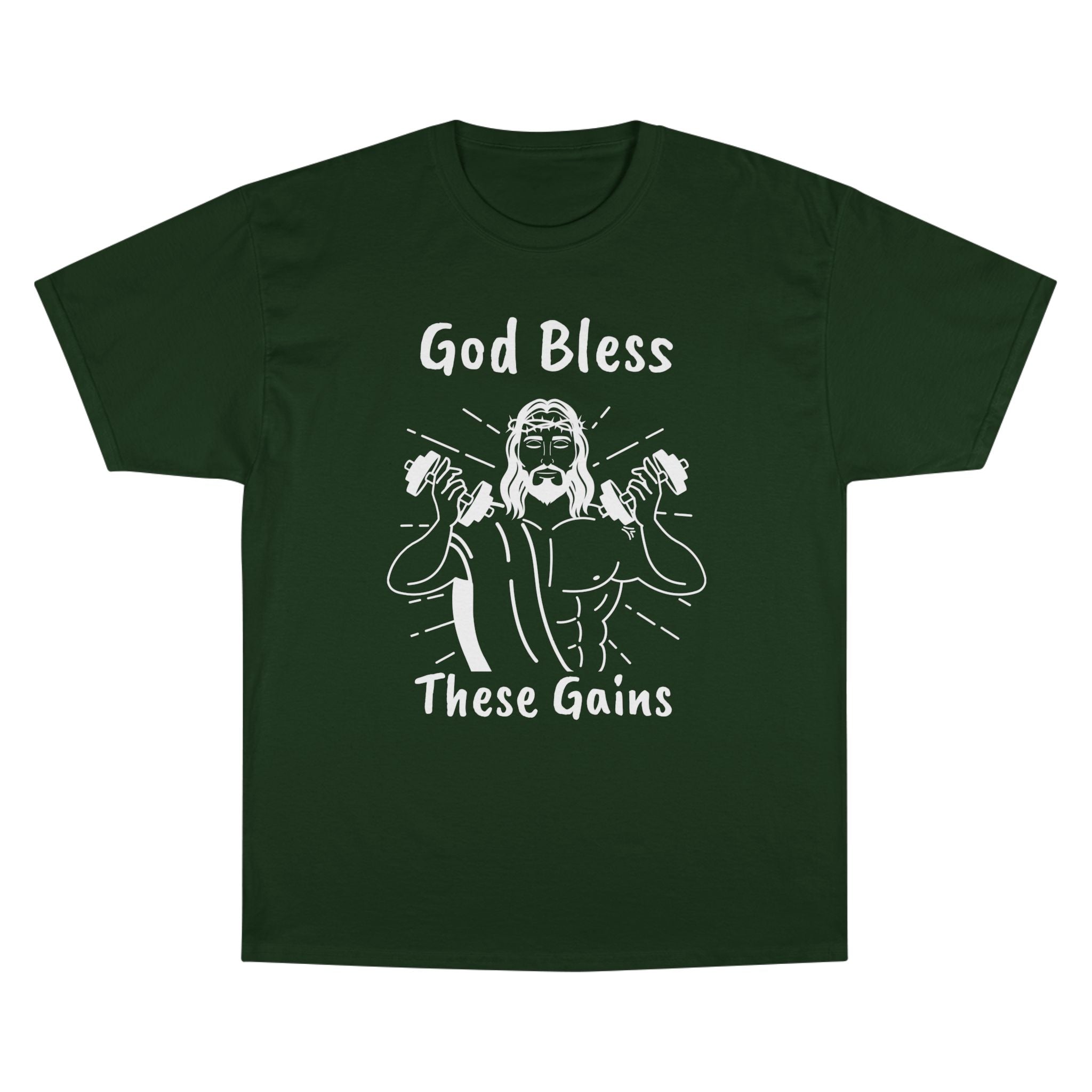 God Bless These Gains Champion T-Shirt