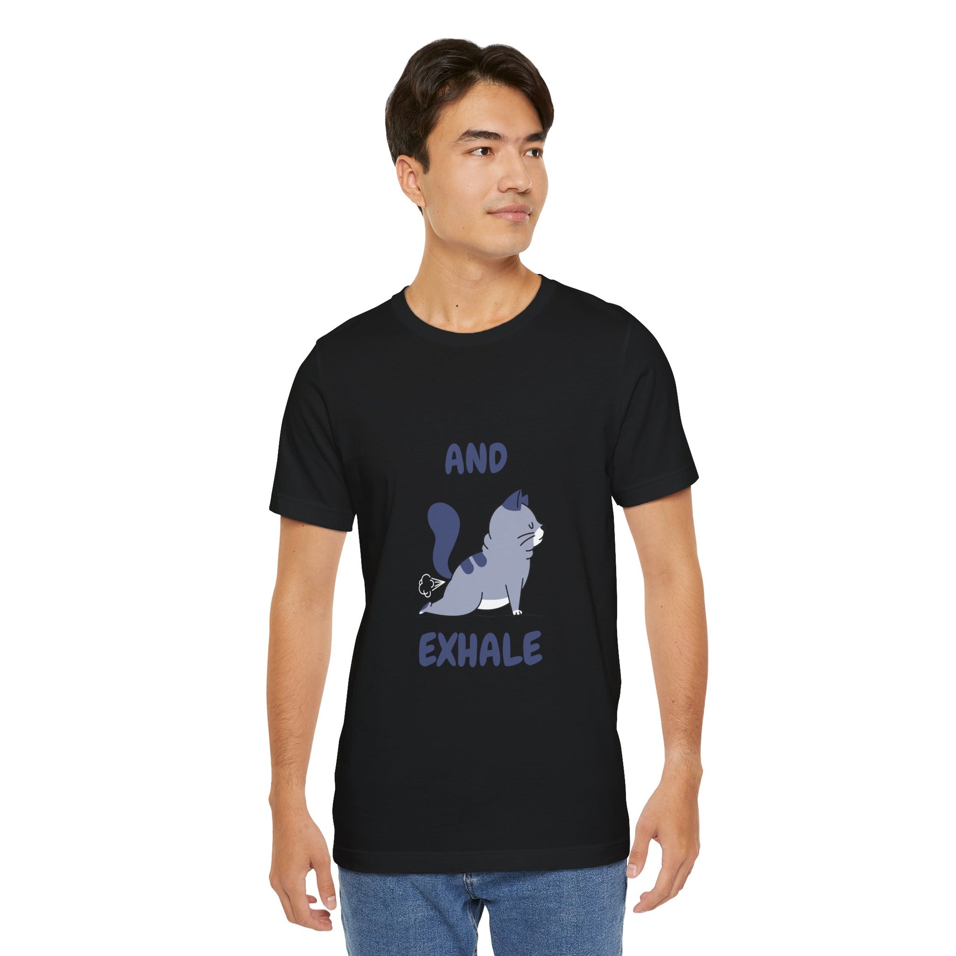 Funny Yoga and Meditation Tee Casual T-Shirt