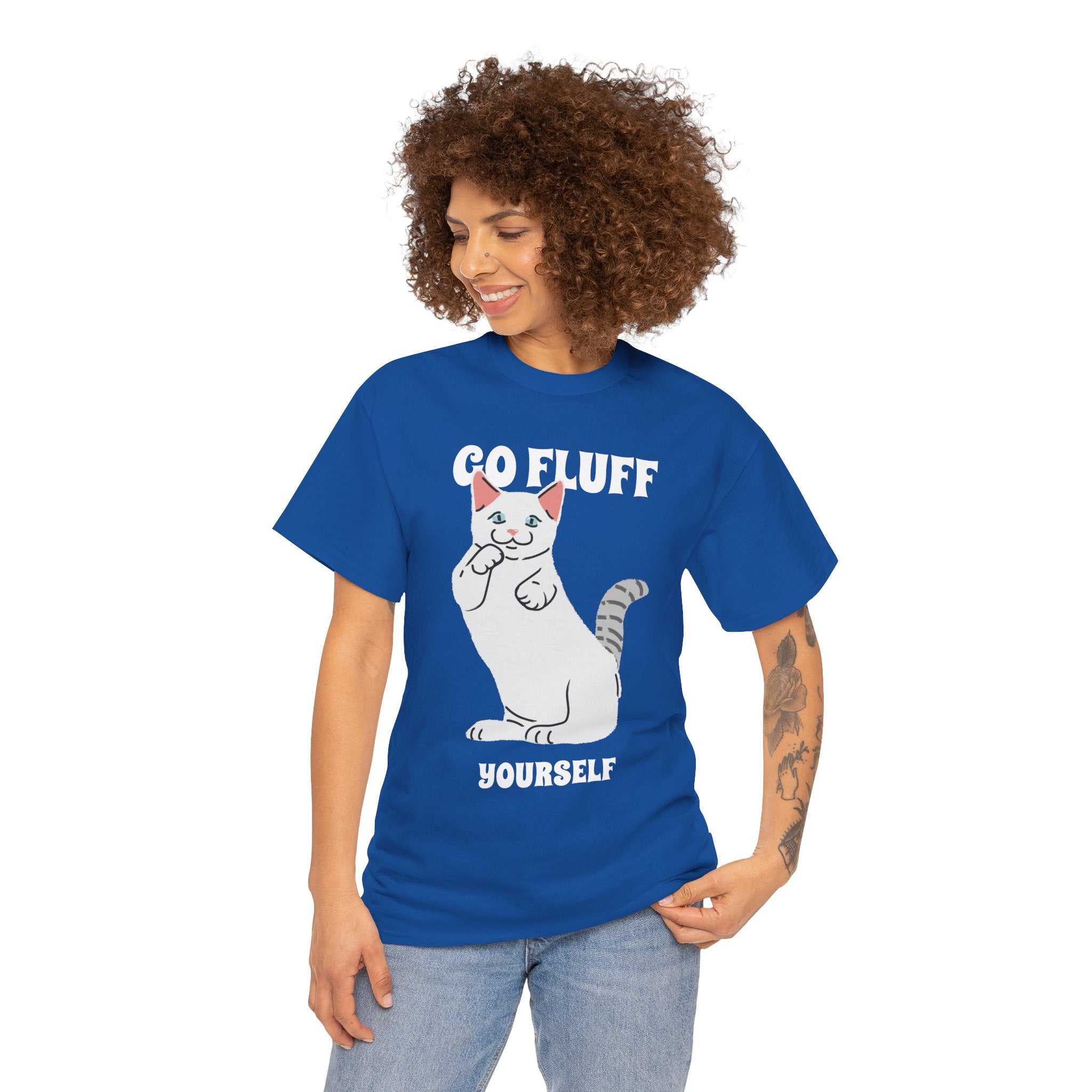 Go Fluff Yourself T-Shirt, Funny Cat Shirt