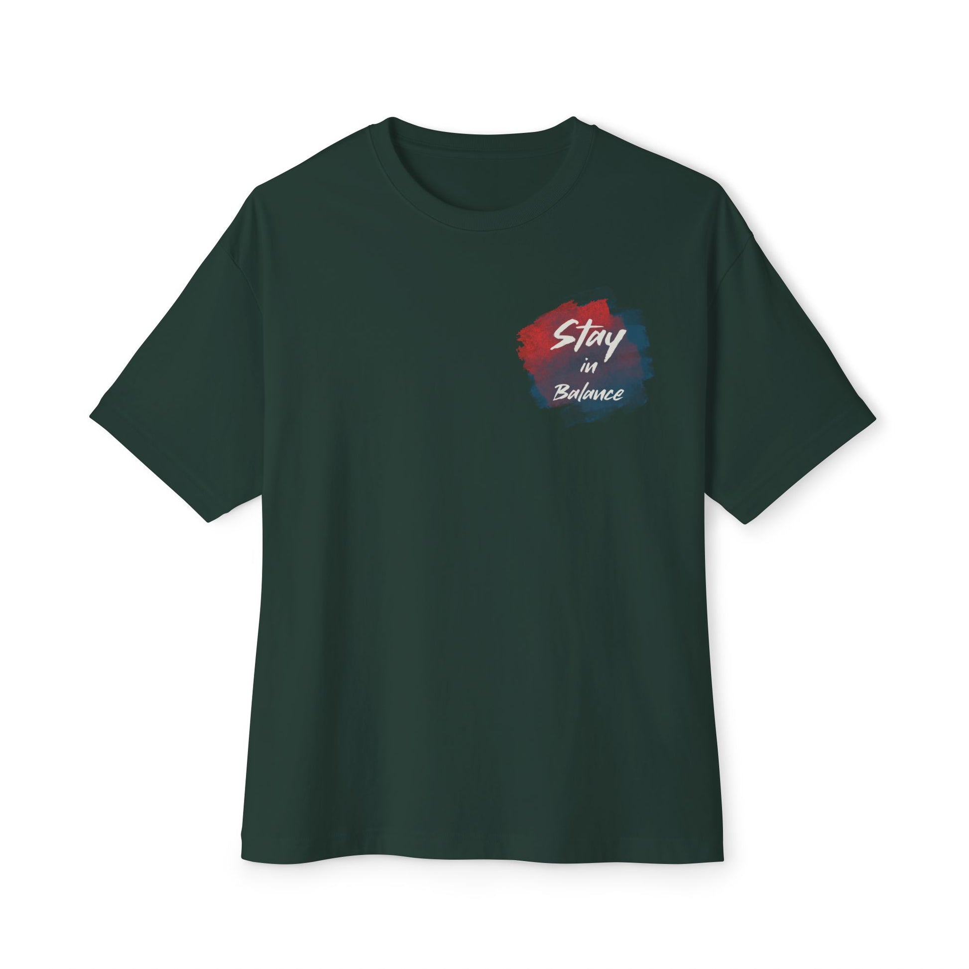 Stay in Balance, Zen design Graphic Oversized T-Shirt
