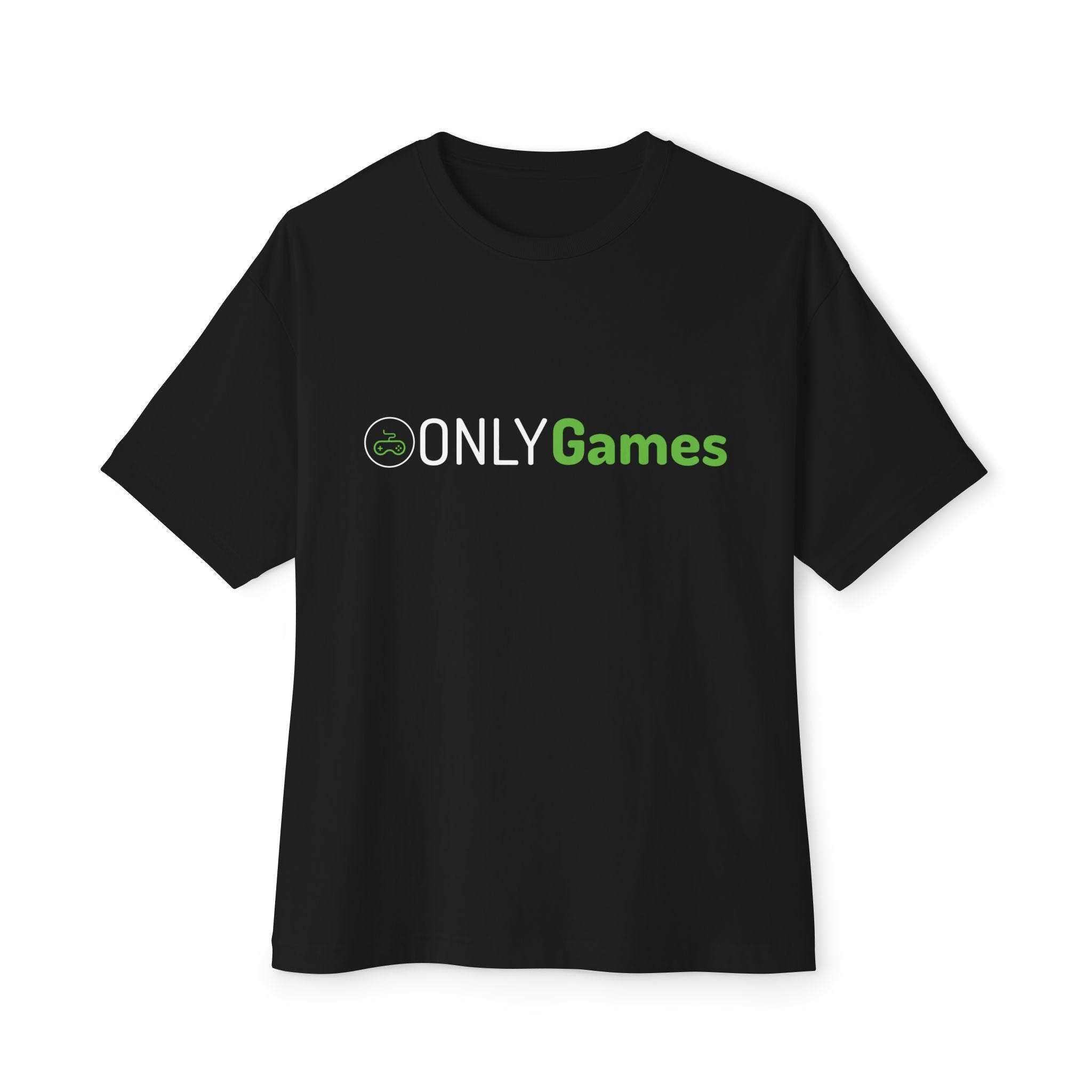Gaming Unisex Oversized T-shirt - Only Games Design