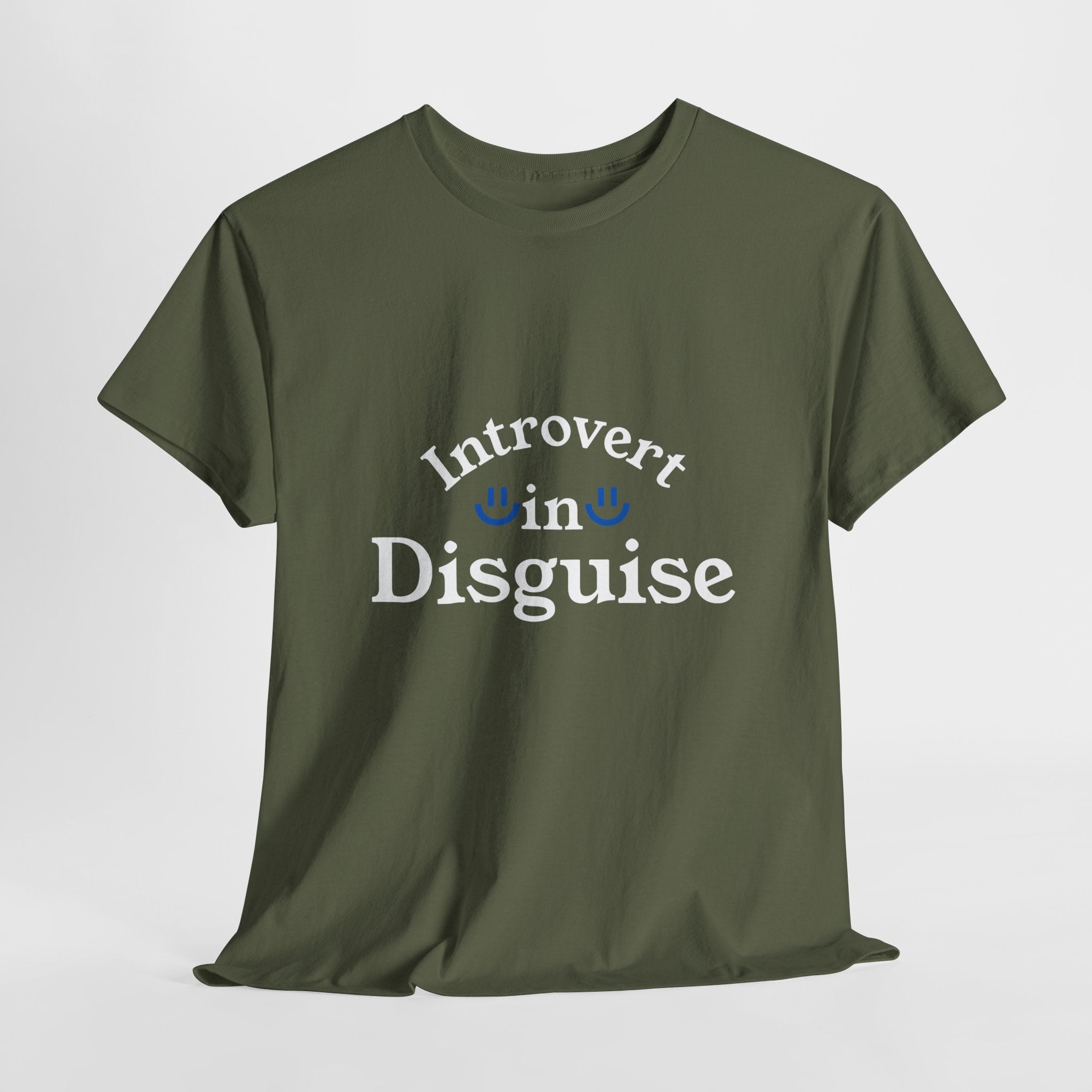 Introvert in Disguise Unisex Tee, Funny  Introverts T-Shirt