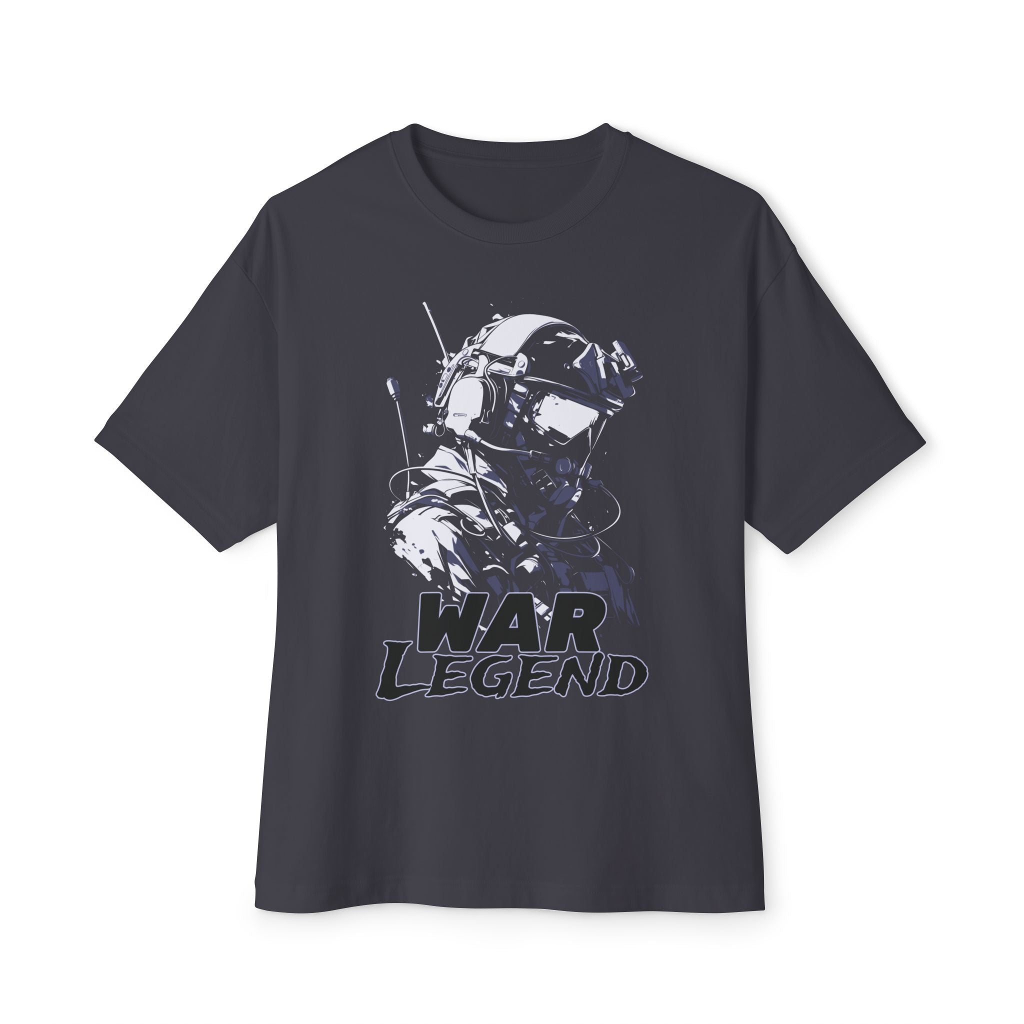 War Legend Soldier Retro Graphic Oversized Tee