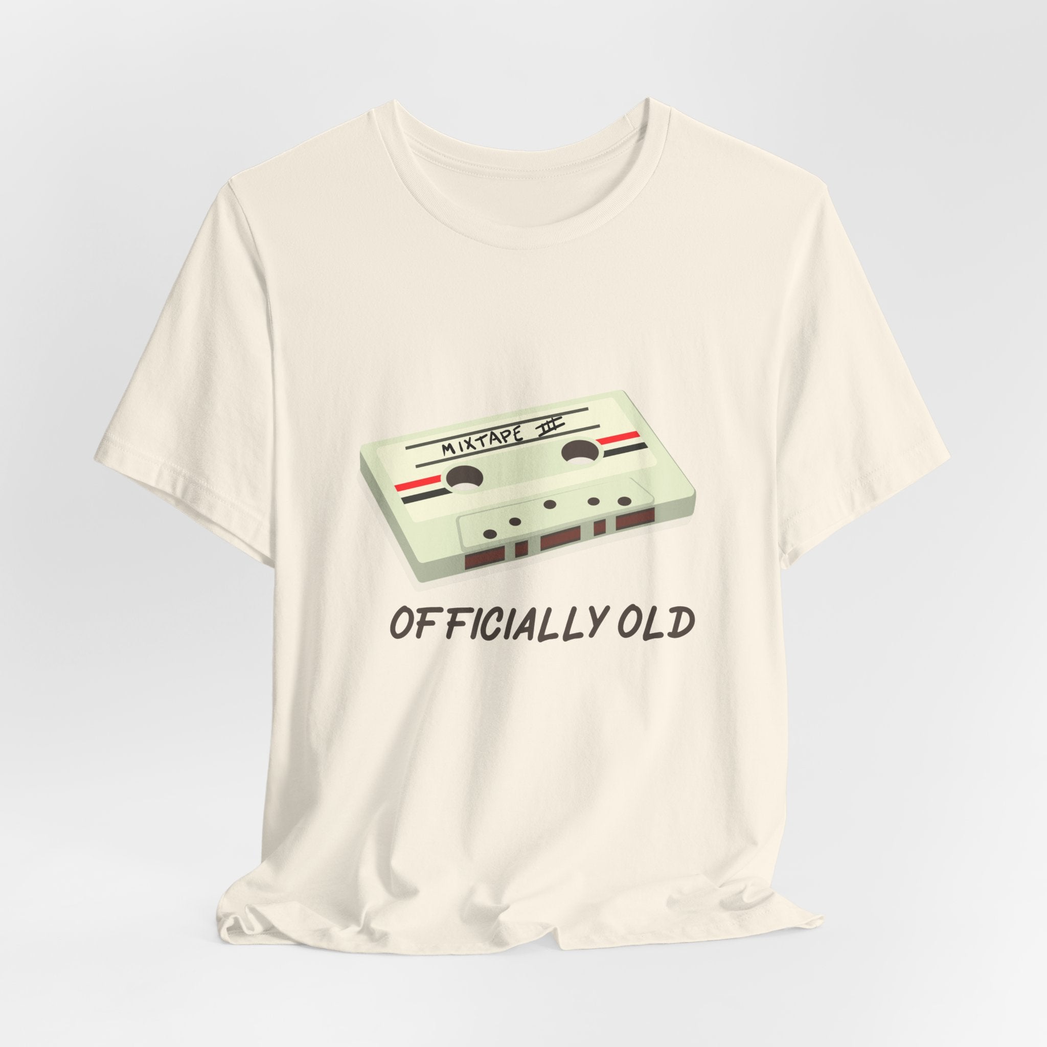 Officially Old Tee, Vintage Style T-Shirt