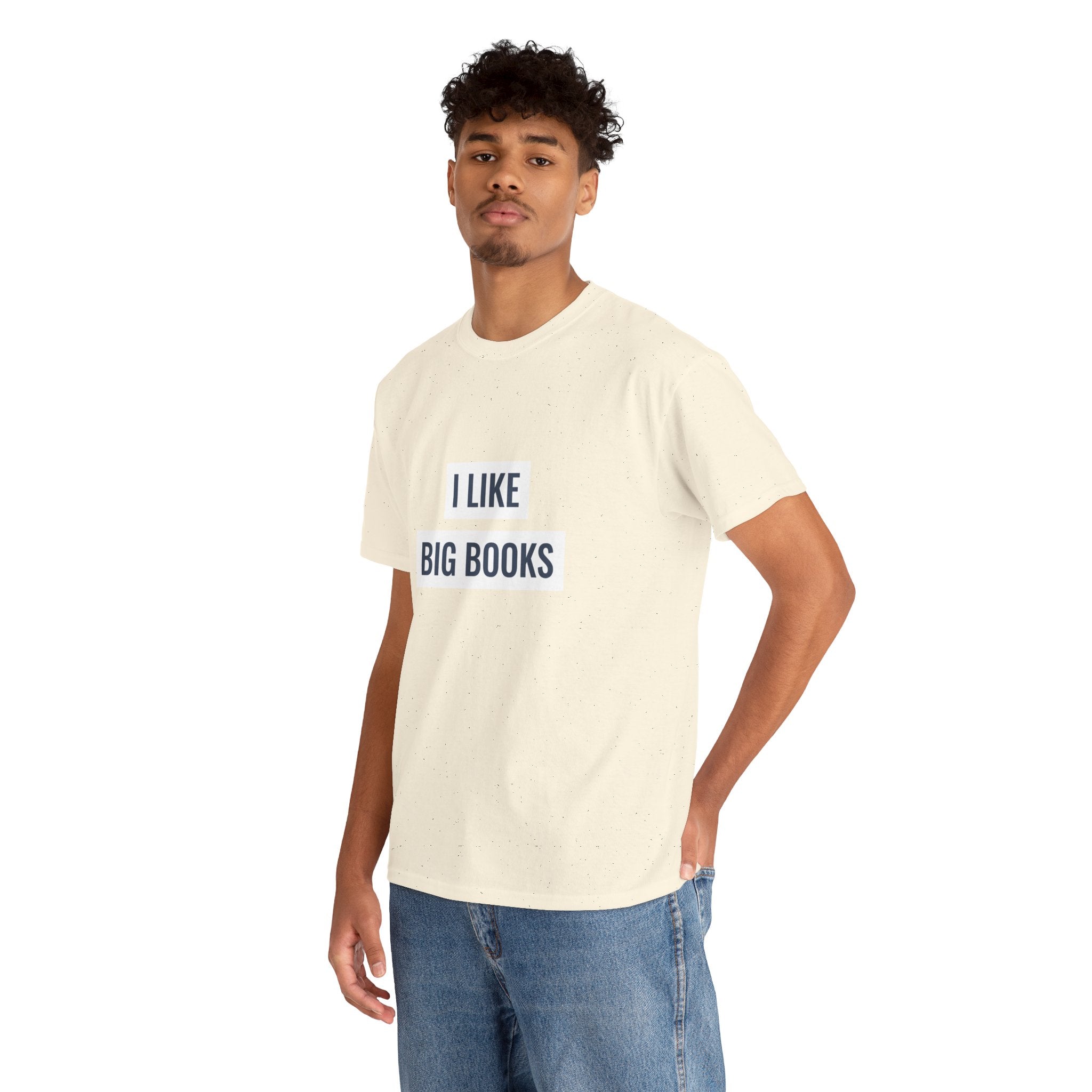I Like Big Books T-shirt, Casual Graphic Tee
