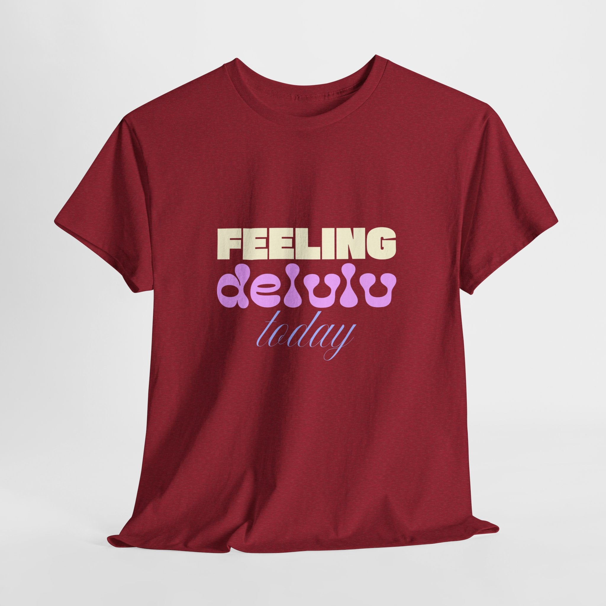 Feeling Delulu today Unisex Heavy Cotton Tee