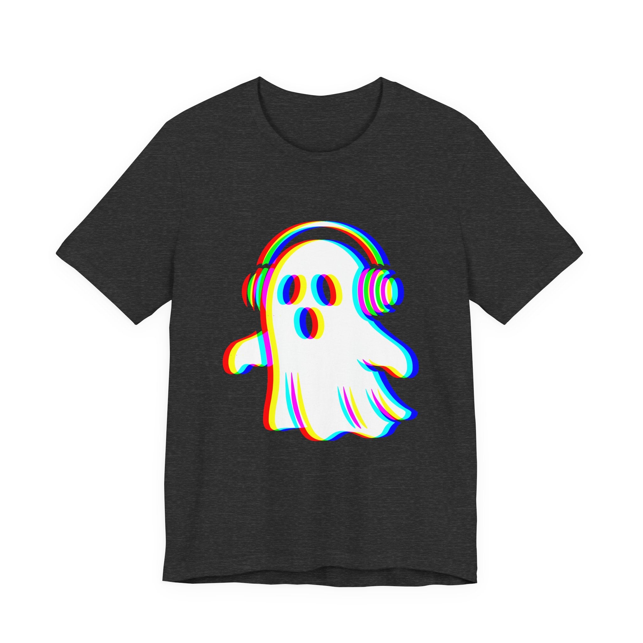 Ghostly Beats Unisex Tee, Fun Graphic T-Shirt