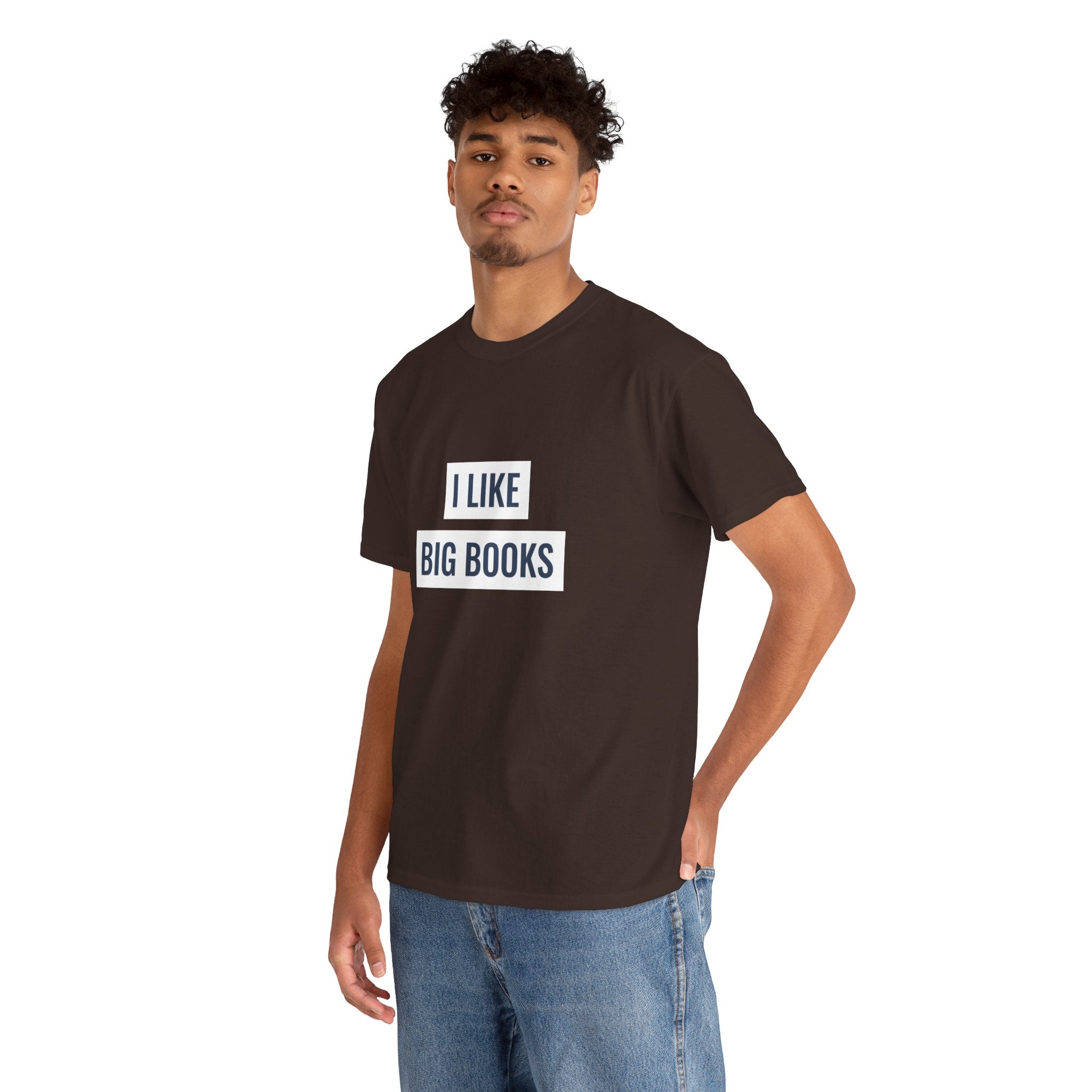 I Like Big Books T-shirt, Casual Graphic Tee