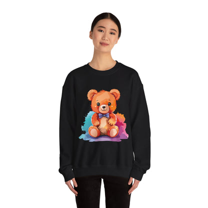 Cute bear printed Unisex Heavy Blend™ Crewneck Sweatshirt