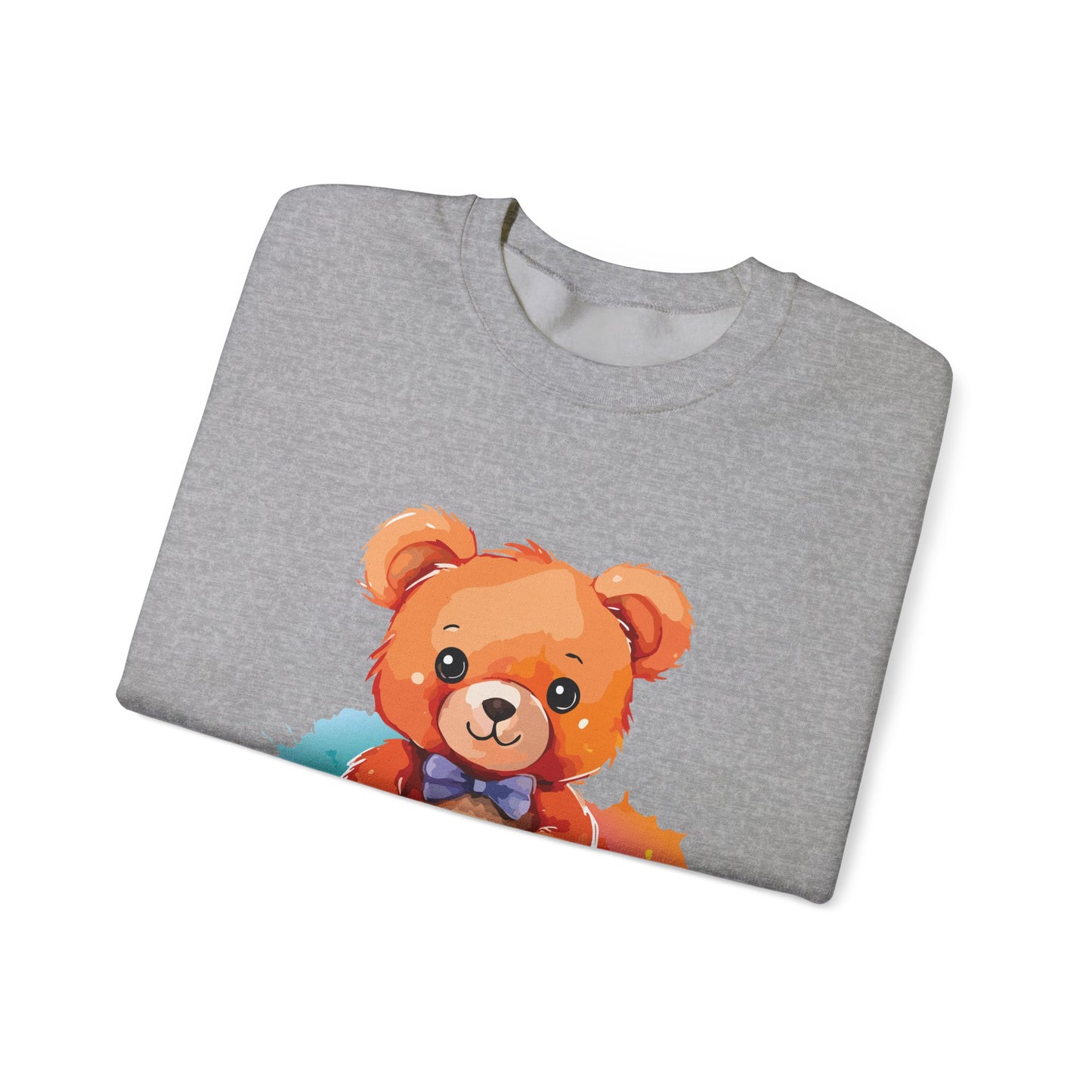 Cute bear printed Unisex Heavy Blend™ Crewneck Sweatshirt