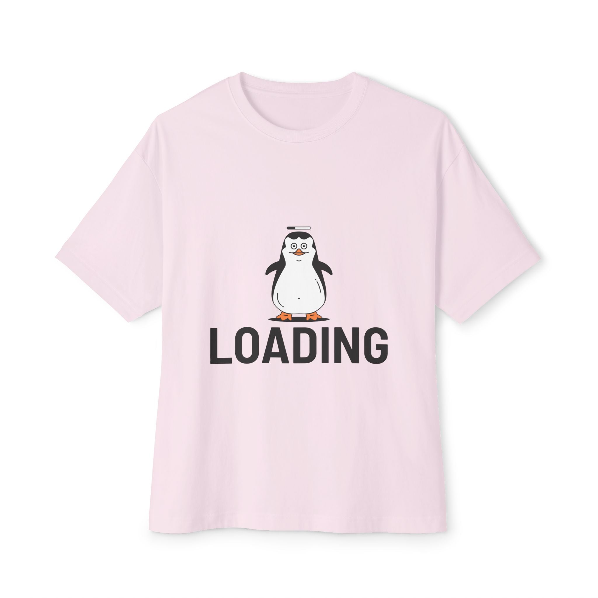 Loading  cute Penguin graphic, Unisex  Oversized Tee
