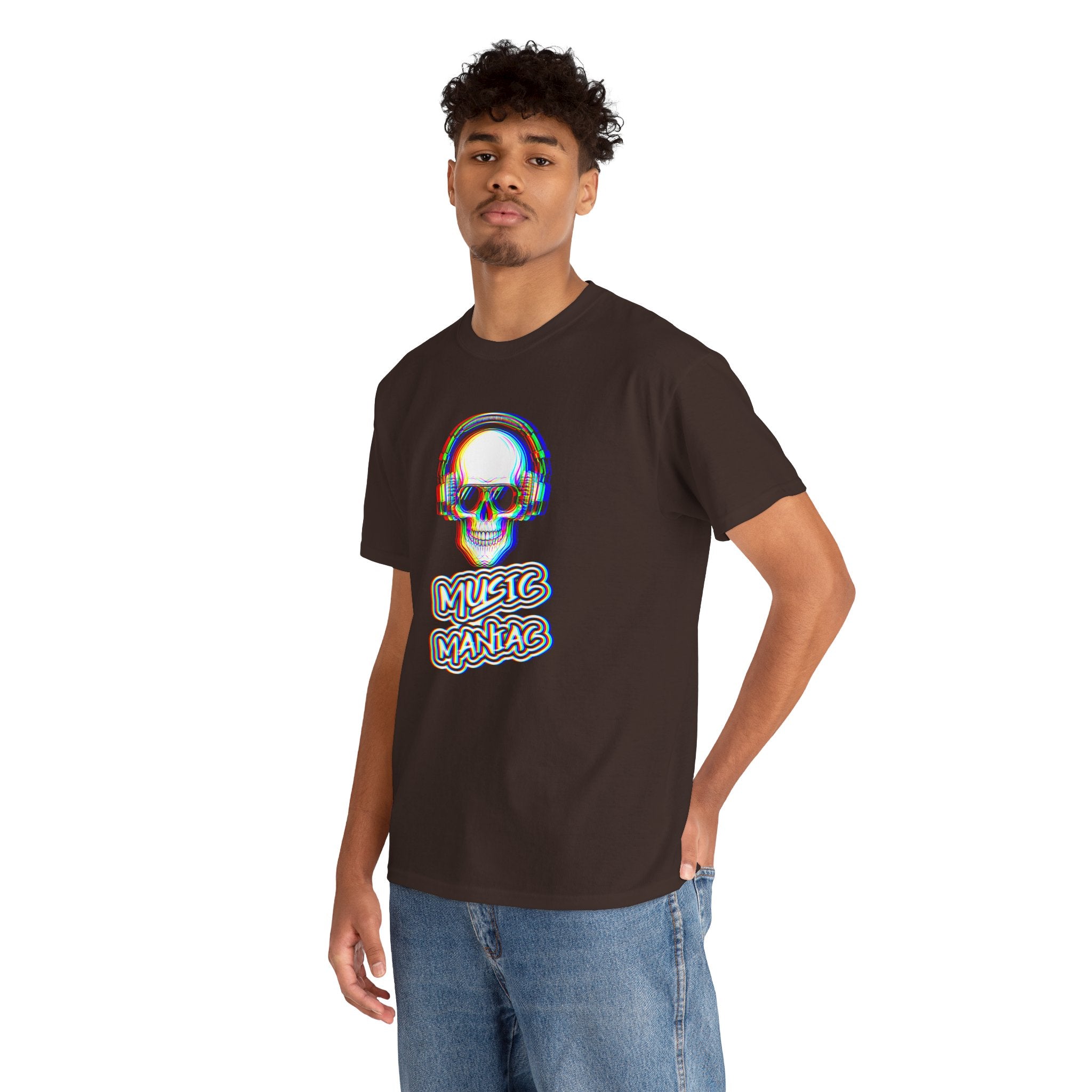 Music Maniac Skull Tee