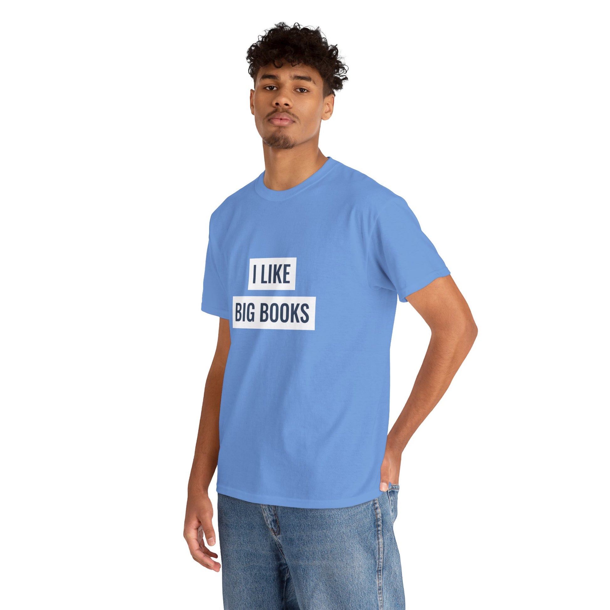 I Like Big Books T-shirt, Casual Graphic Tee