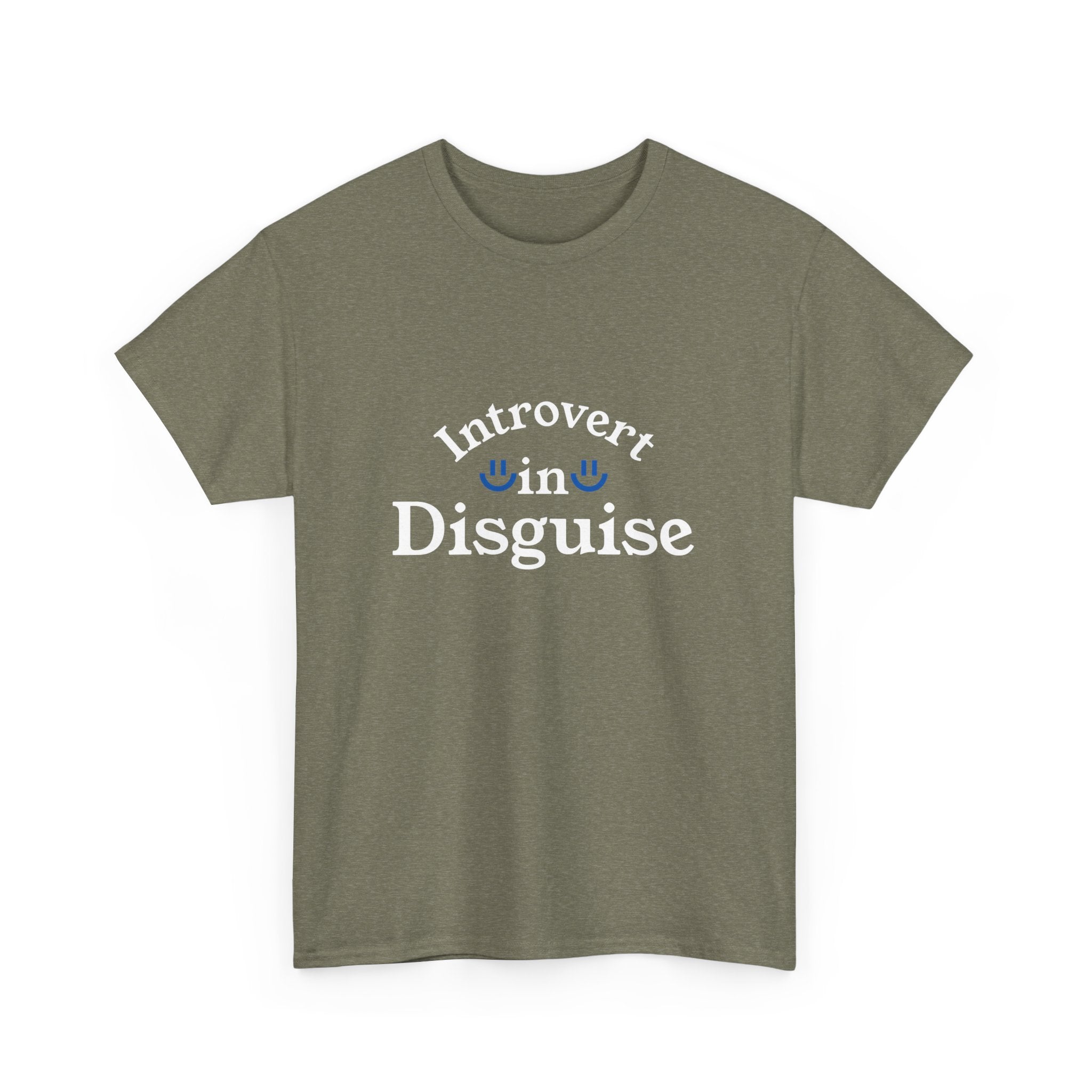 Introvert in Disguise Unisex Tee, Funny  Introverts T-Shirt