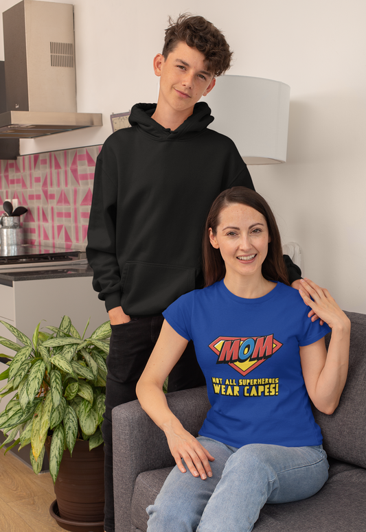 Mom Superhero T-Shirt, Perfect Gift for Mother's Day, Funny Tee for Moms, Birthday Gift for Mom, Cute Casual Wear