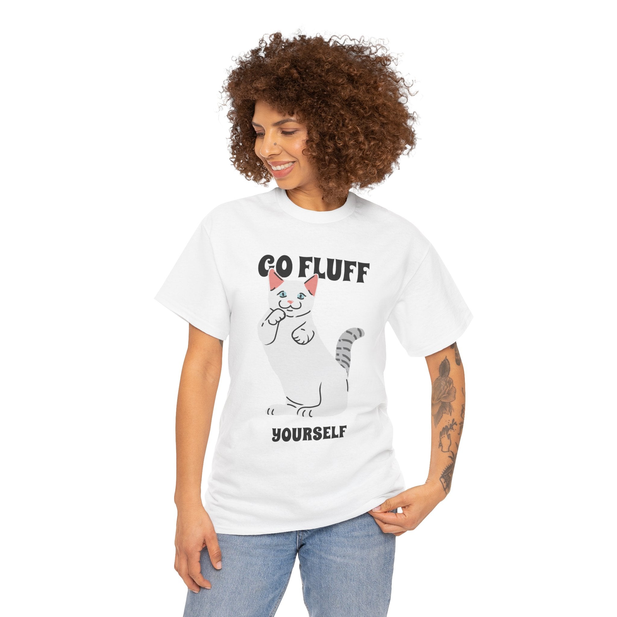 Go Fluff Yourself T-Shirt, Funny Cat Shirt