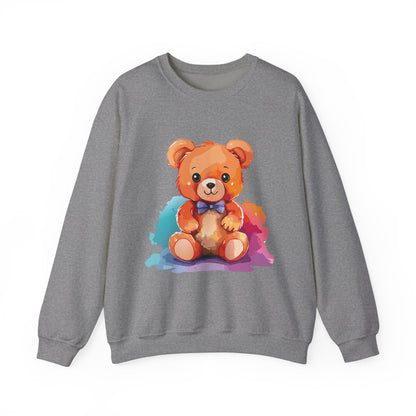 Cute bear printed Unisex Heavy Blend™ Crewneck Sweatshirt