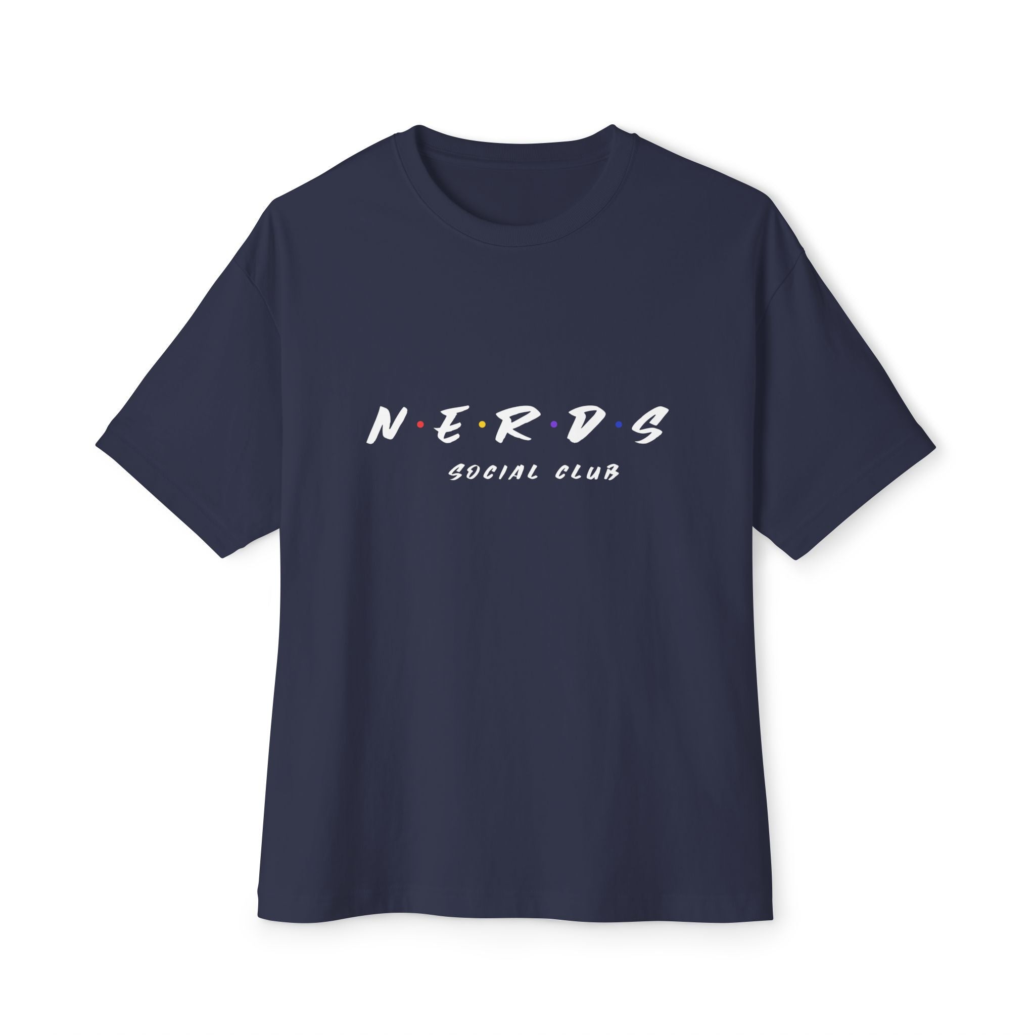 Nerds Social Club Unisex Oversized Tee - Casual Wear