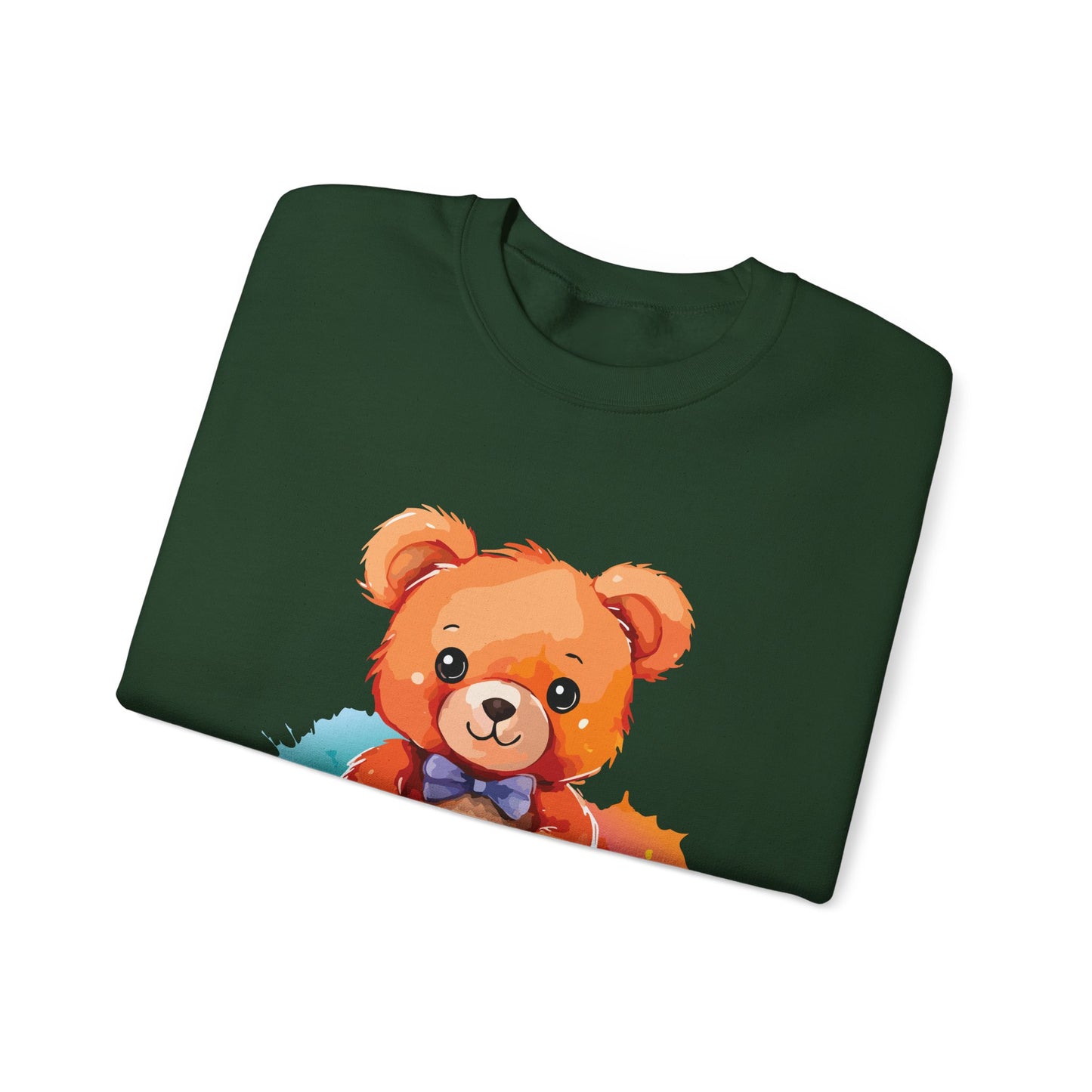 Cute bear printed Unisex Heavy Blend™ Crewneck Sweatshirt