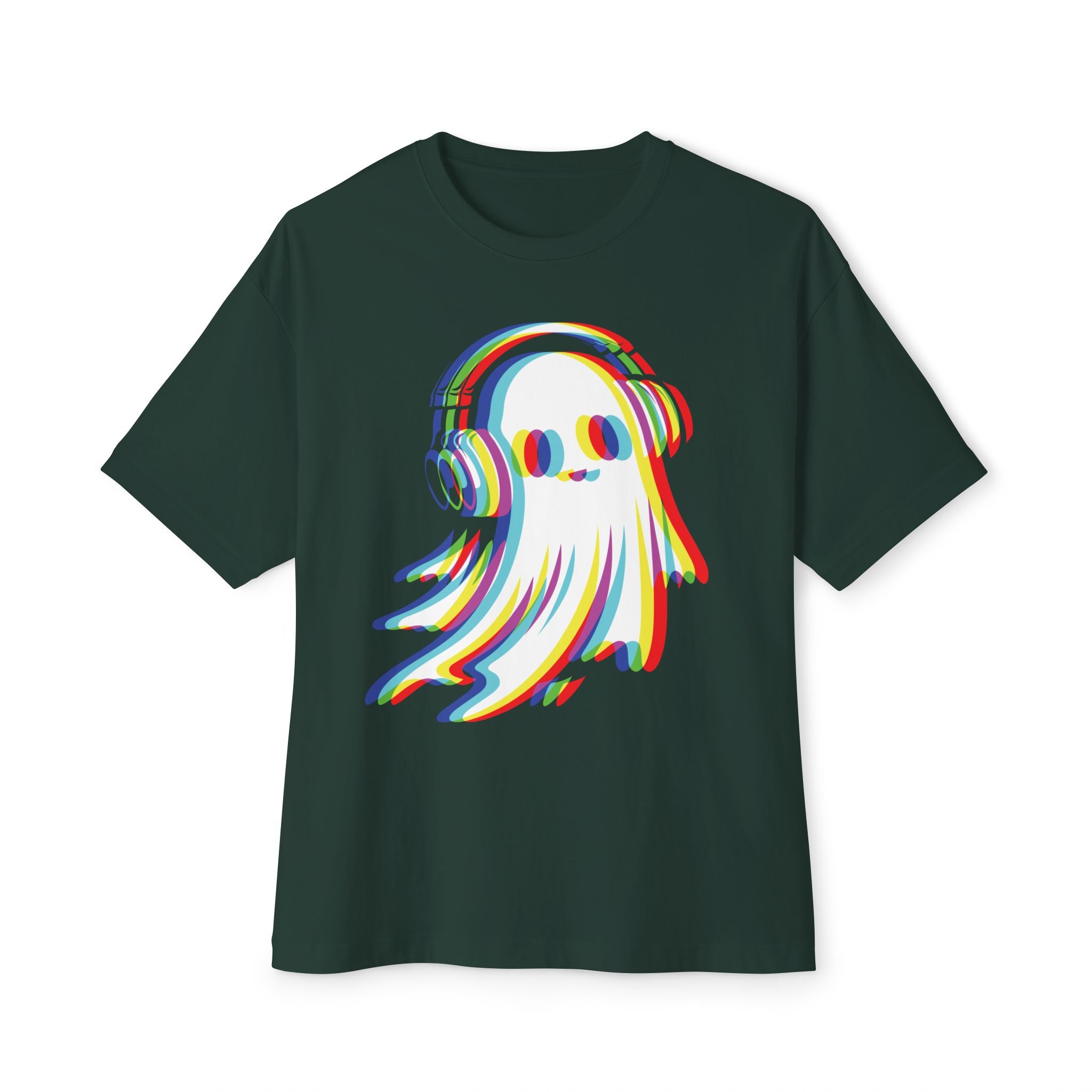 Ghost Trippy Edm Oversized Tee