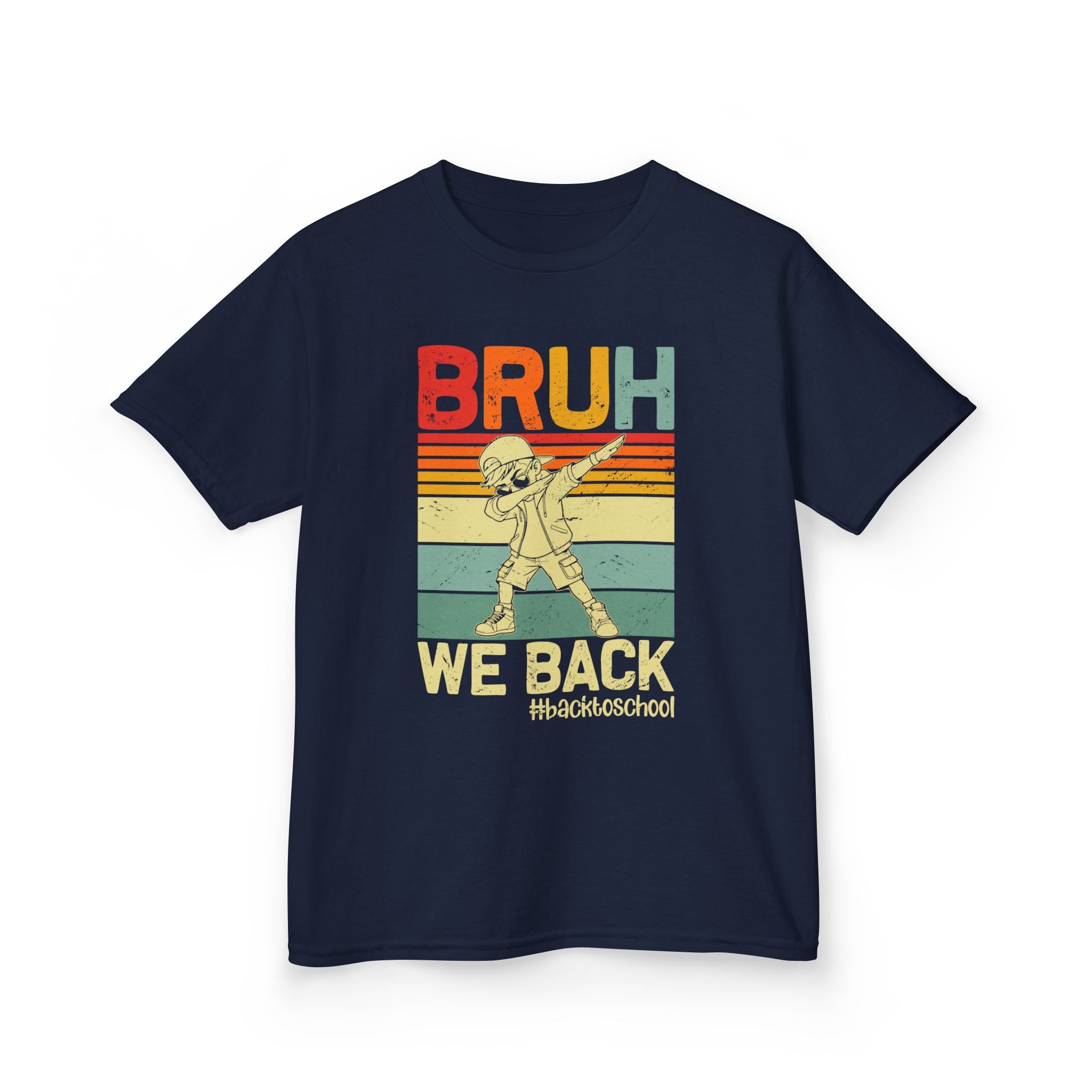 Kids Graphic Tee - Bruh We Back #BacktoSchool T-Shirt