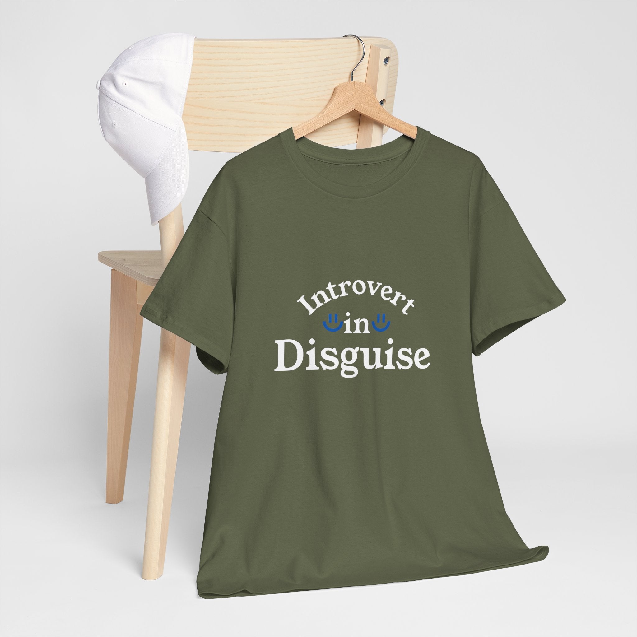 Introvert in Disguise Unisex Tee, Funny  Introverts T-Shirt