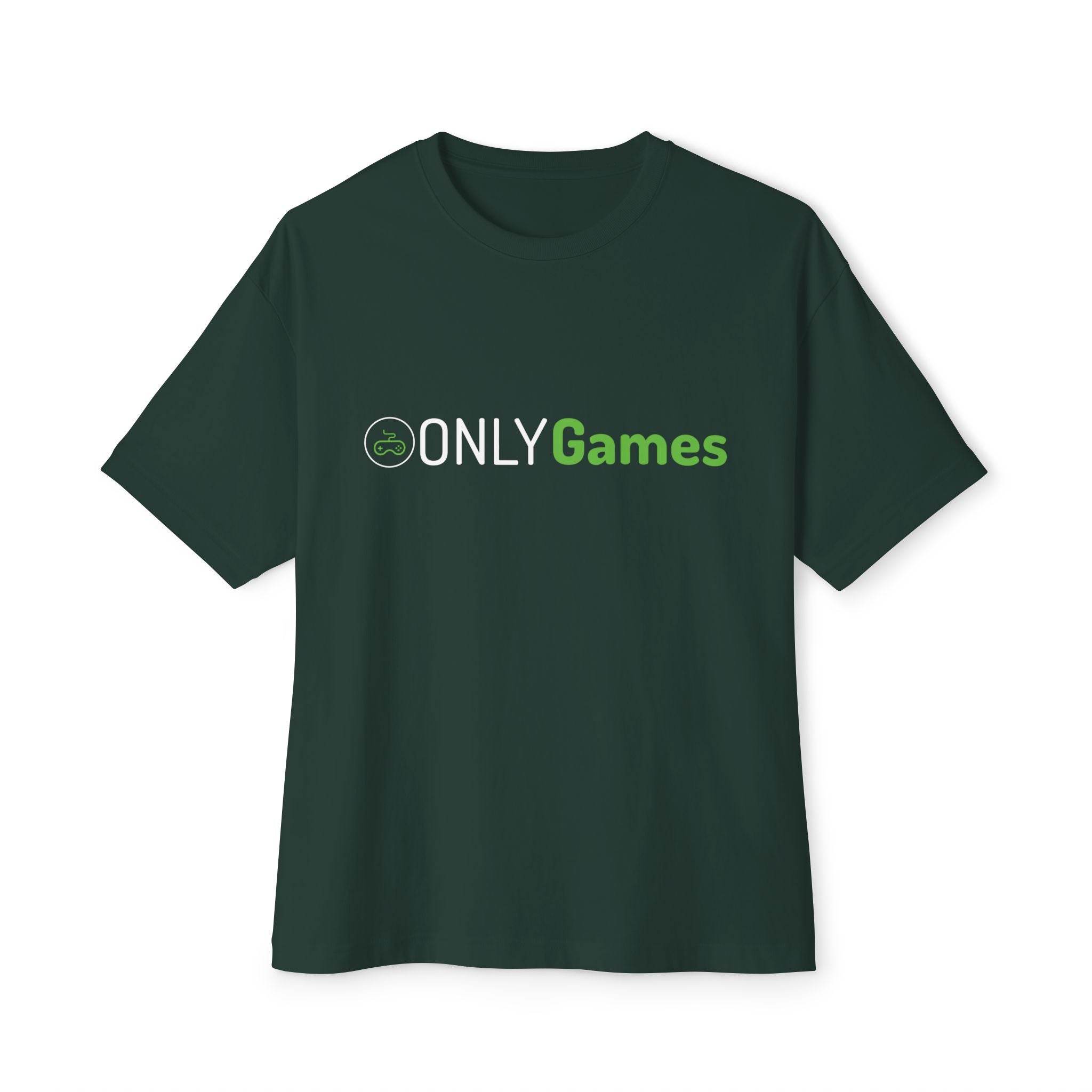 Gaming Unisex Oversized T-shirt - Only Games Design