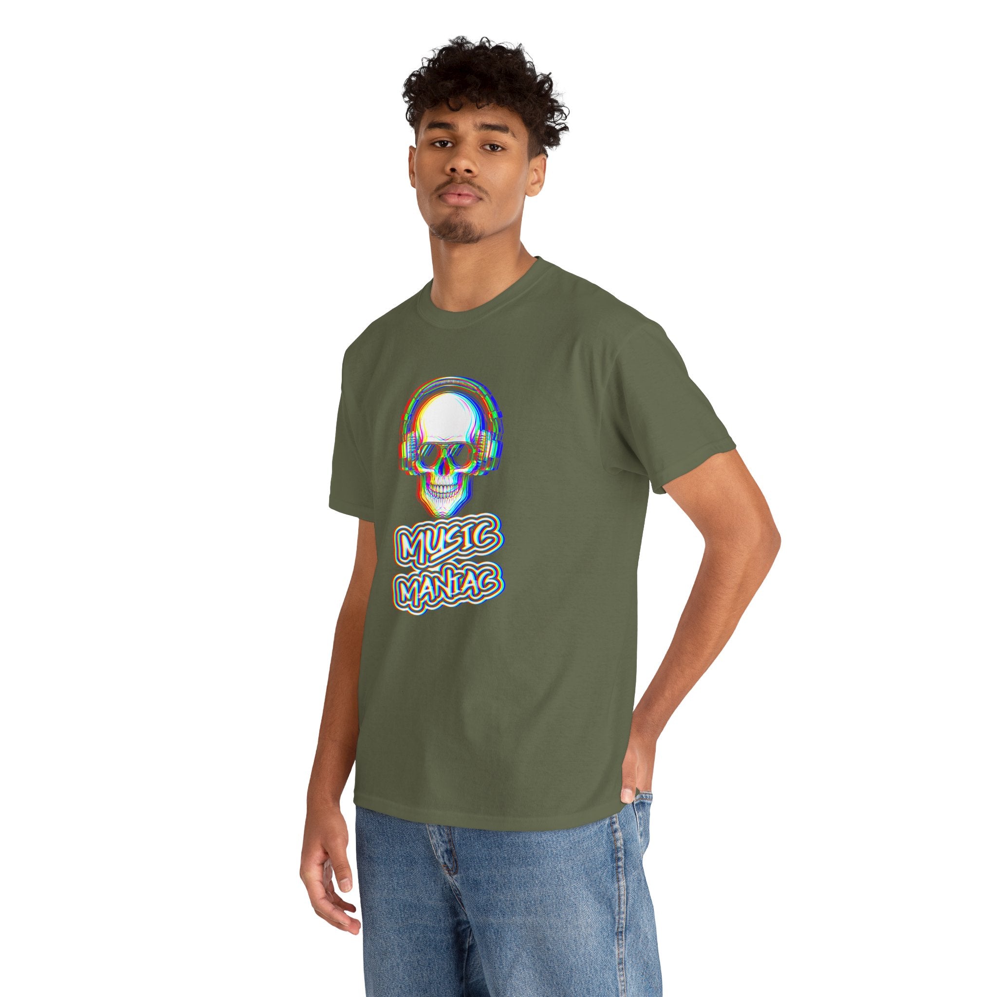 Music Maniac Skull Tee