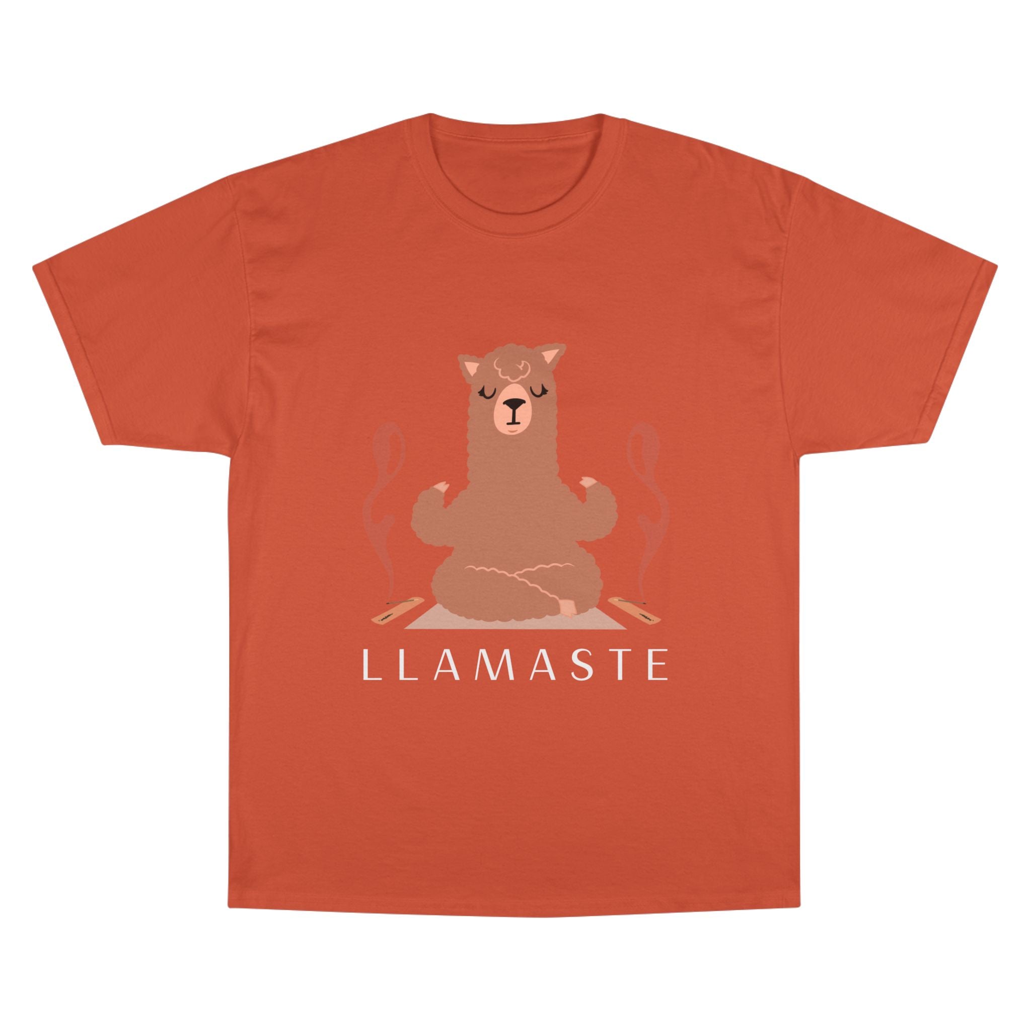 Llamaste Champion T-Shirt, Funny Yoga Tee,