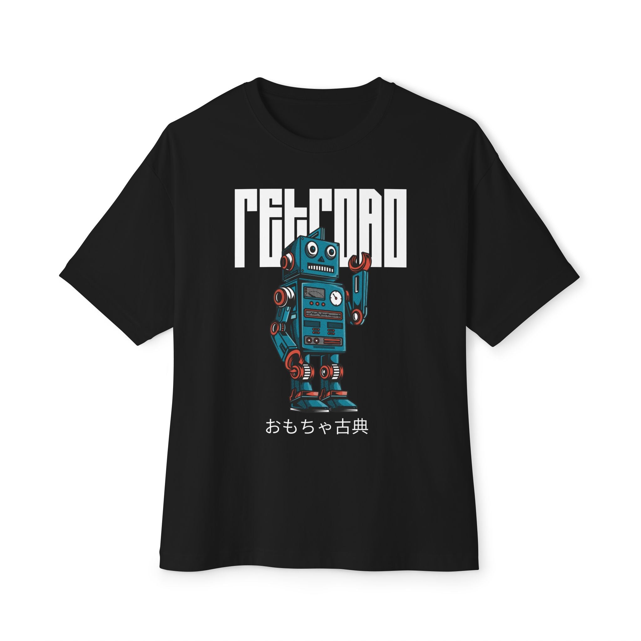 Retro ROBO Graphic Oversized Tee