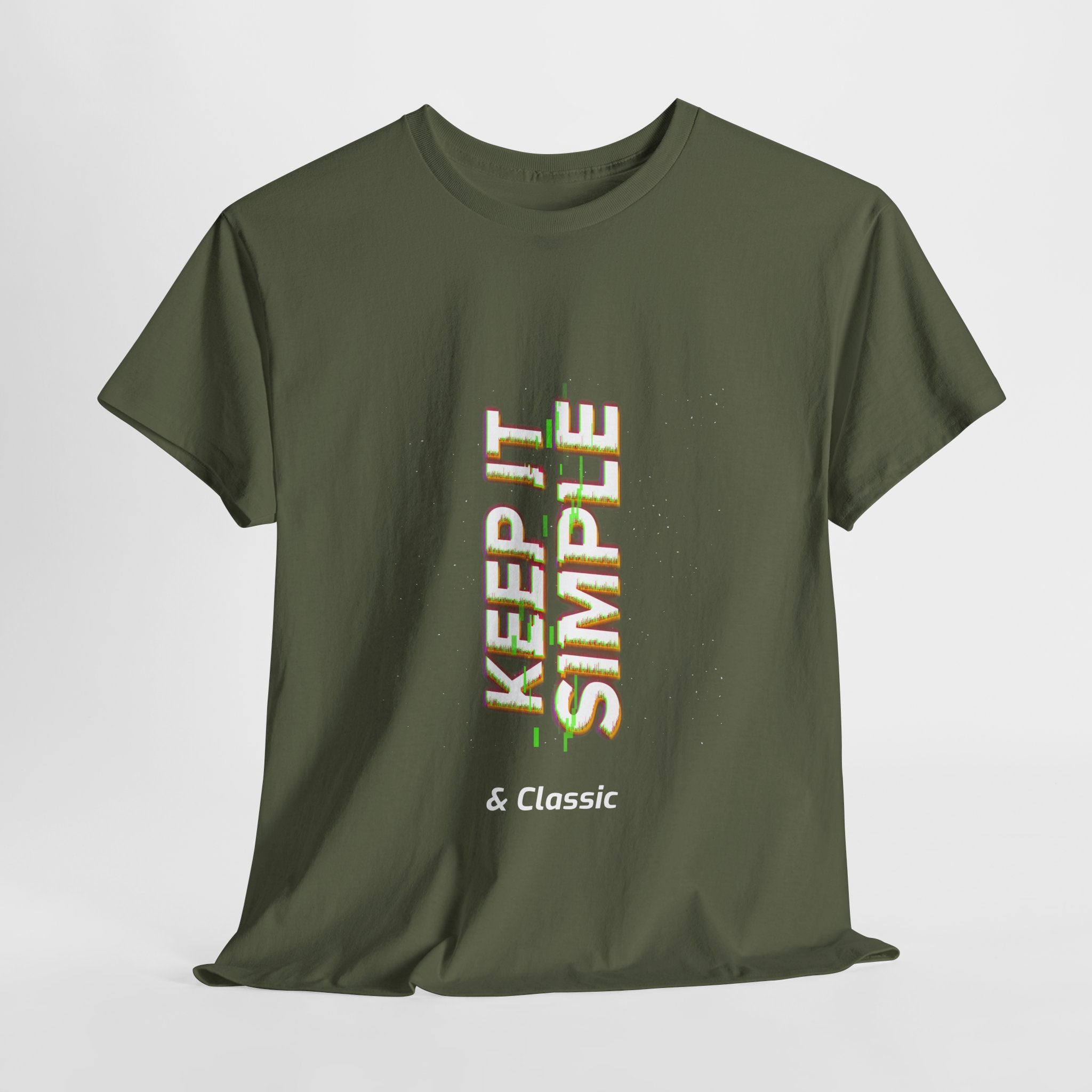 Keep It Simple & Classic: Unisex Heavy Cotton Tee, Casual T-Shirt